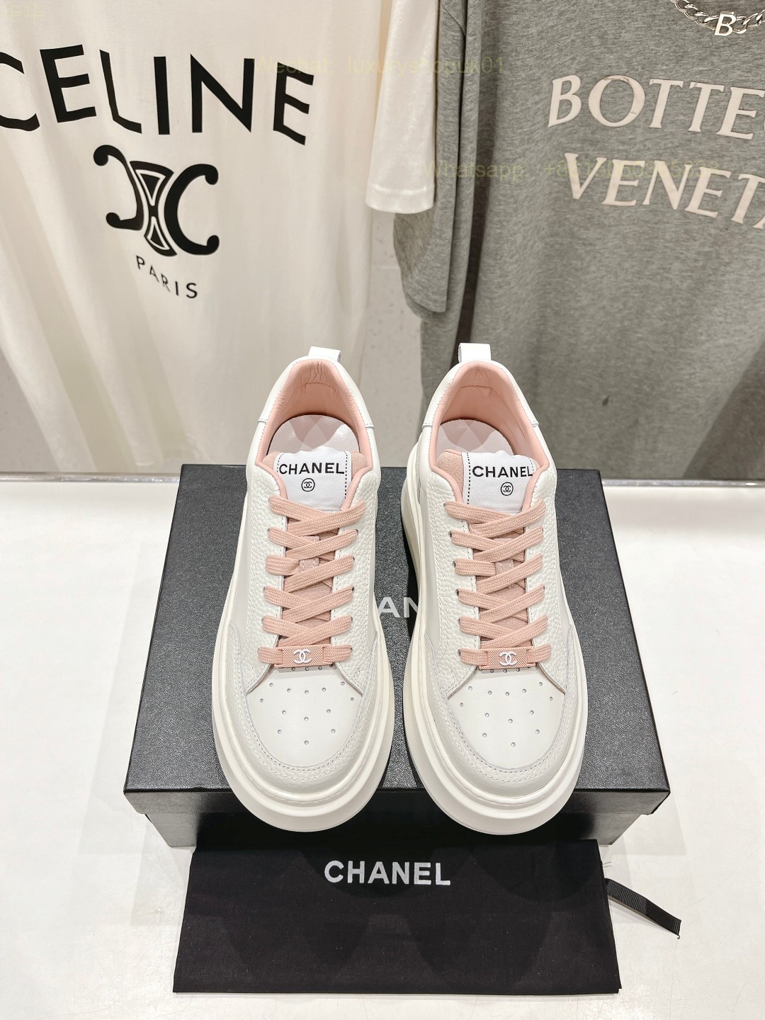 Chanel Platform Sneaker CC Logo Women Shoes