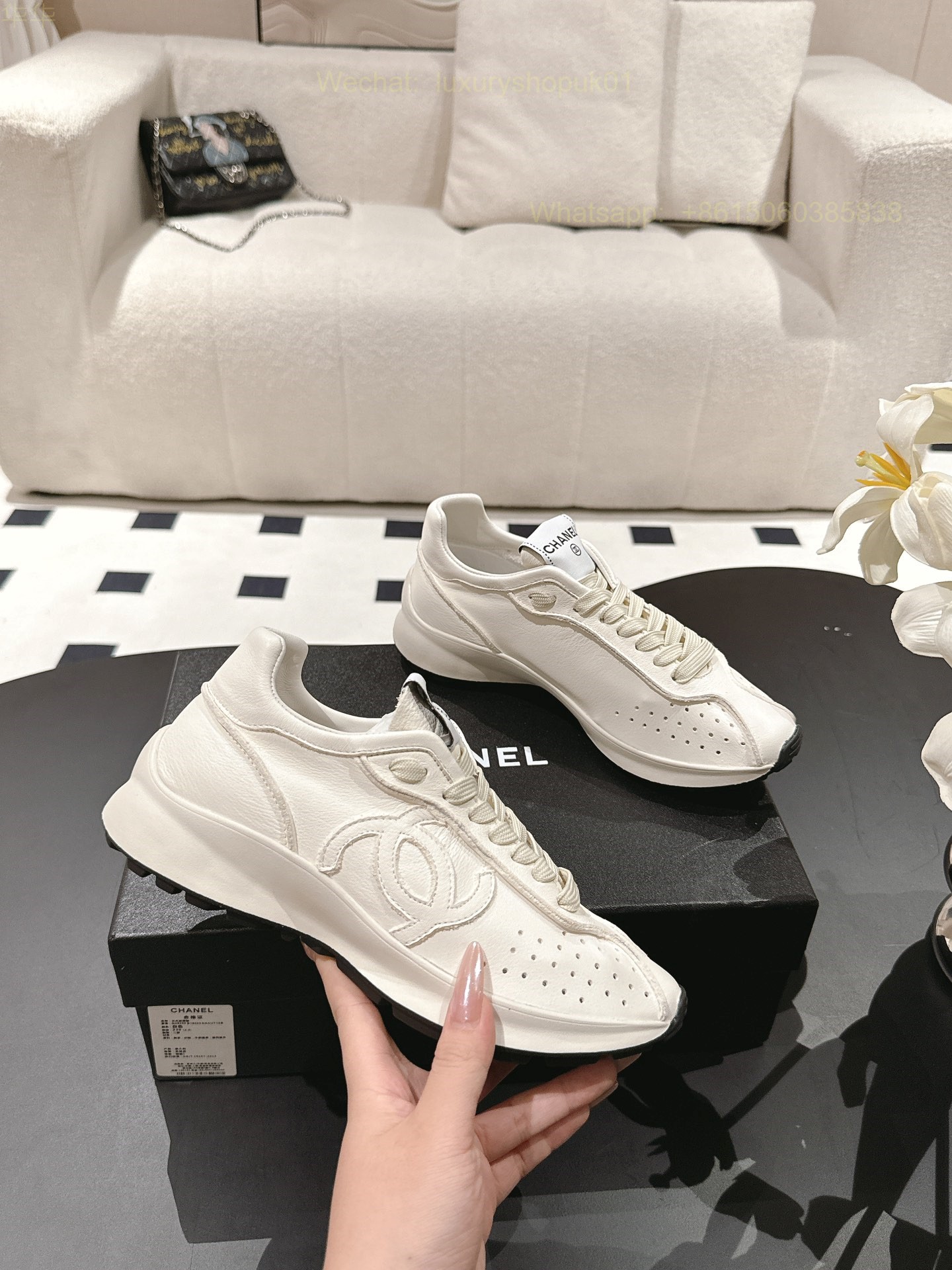 Chanel Sneaker CC Logo Women Runner Shoes