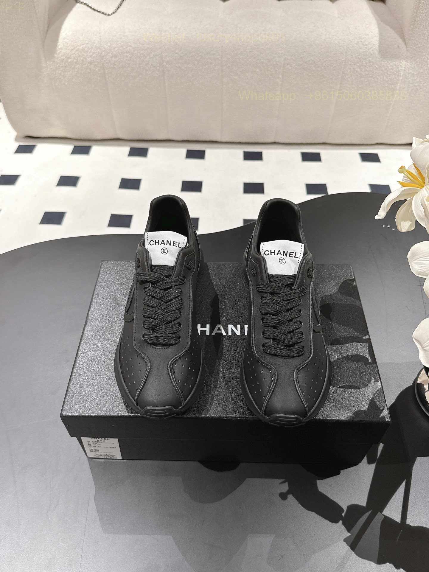 Chanel Sneaker CC Logo Women Runner Shoes