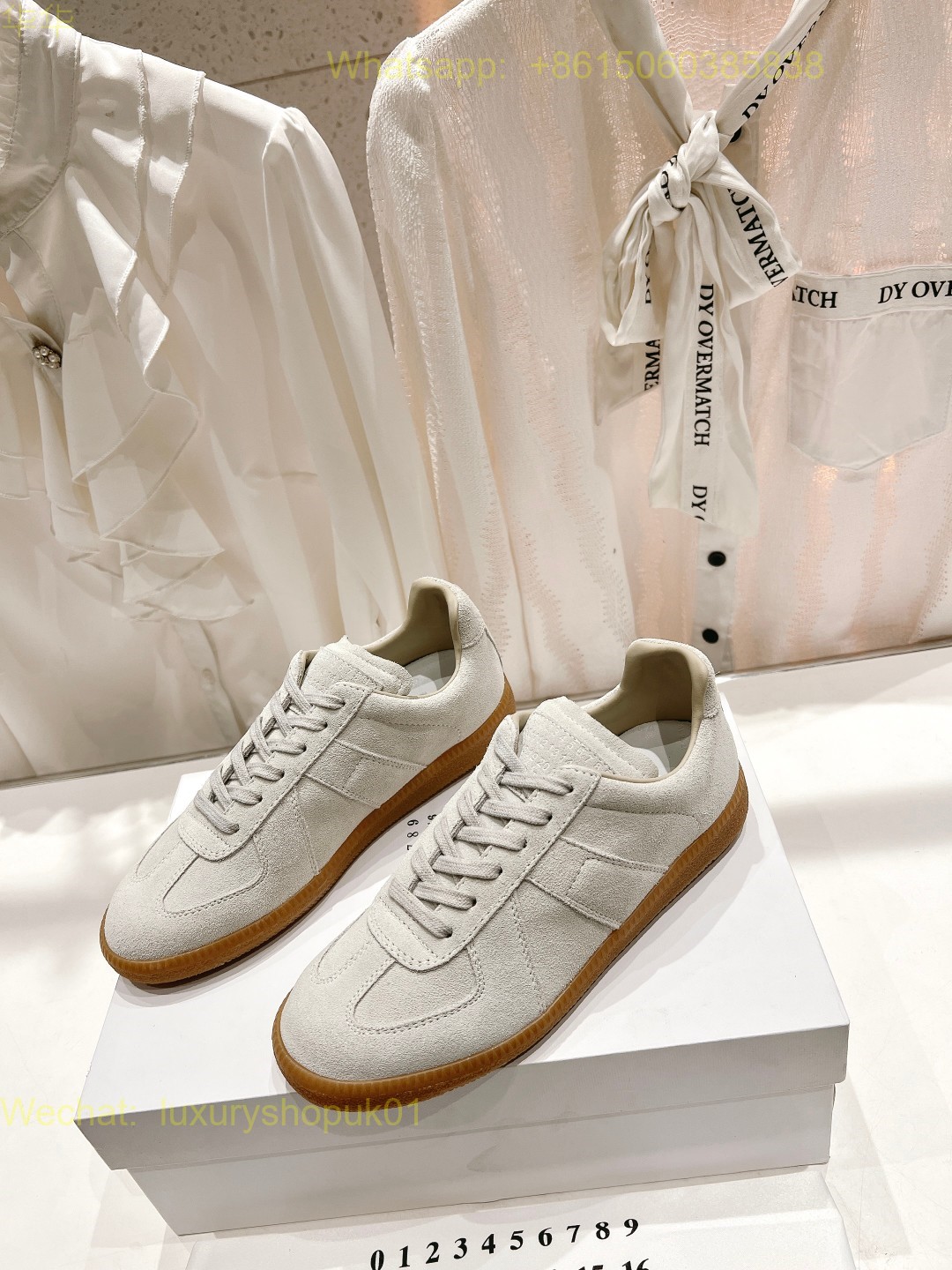 MM6 MAISON MARGIELA Lace-Up Sneakers Women Mens Runner Shoes
