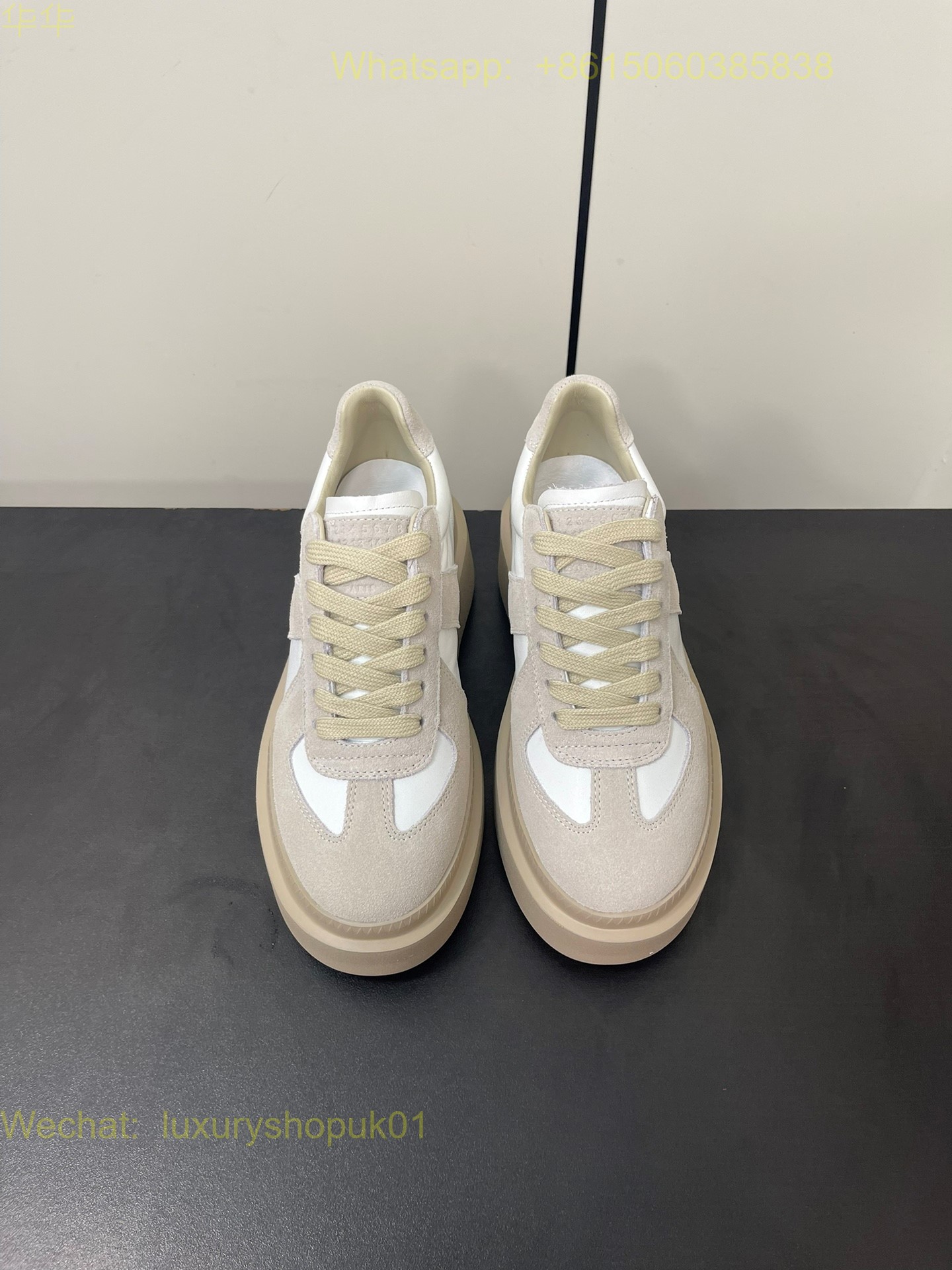 MM6 Maison Margiela Gambetta leather sneakers Women Shoes