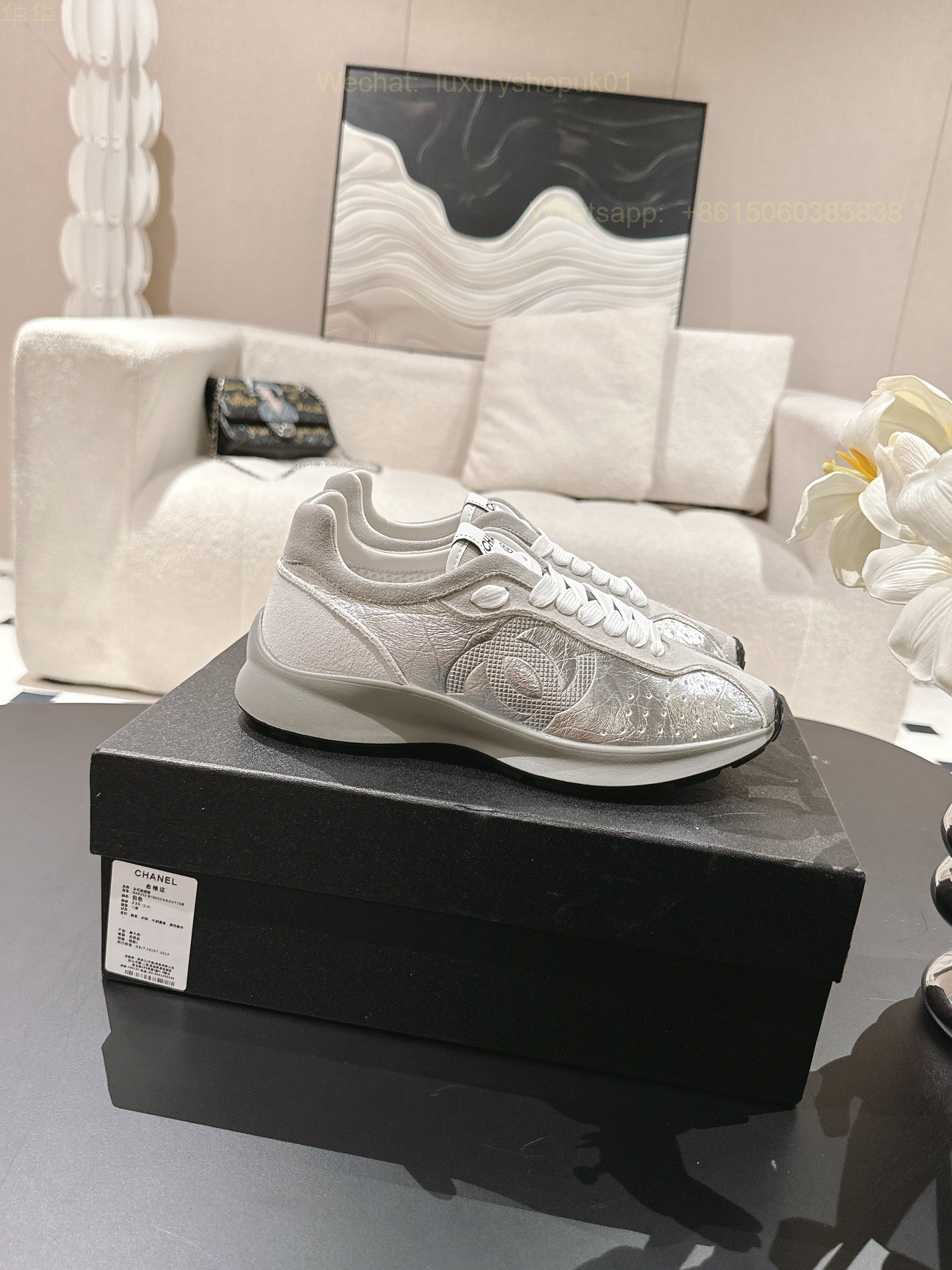 Chanel Sneaker CC Logo Women Runner Shoes