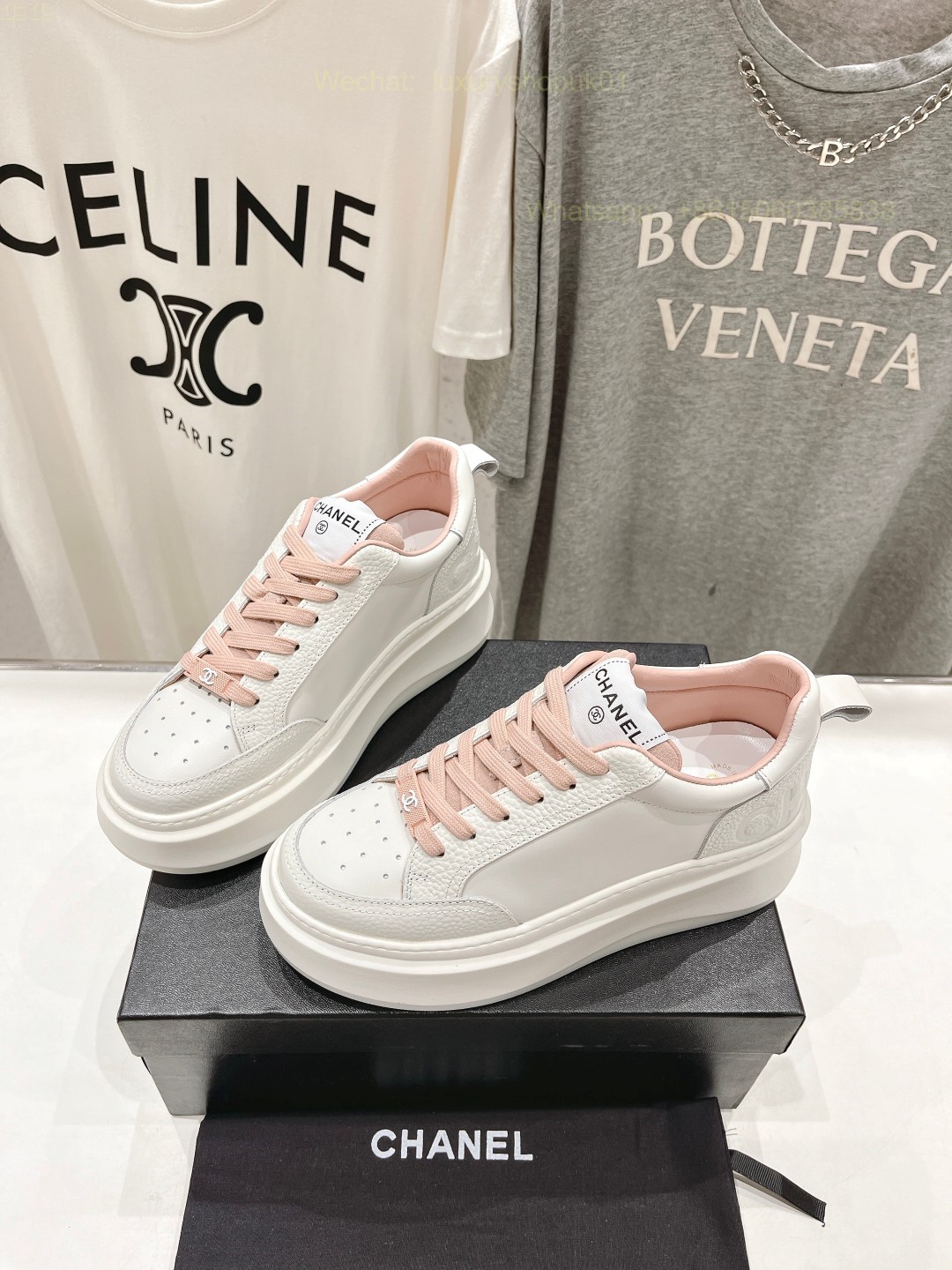 Chanel Platform Sneaker CC Logo Women Shoes