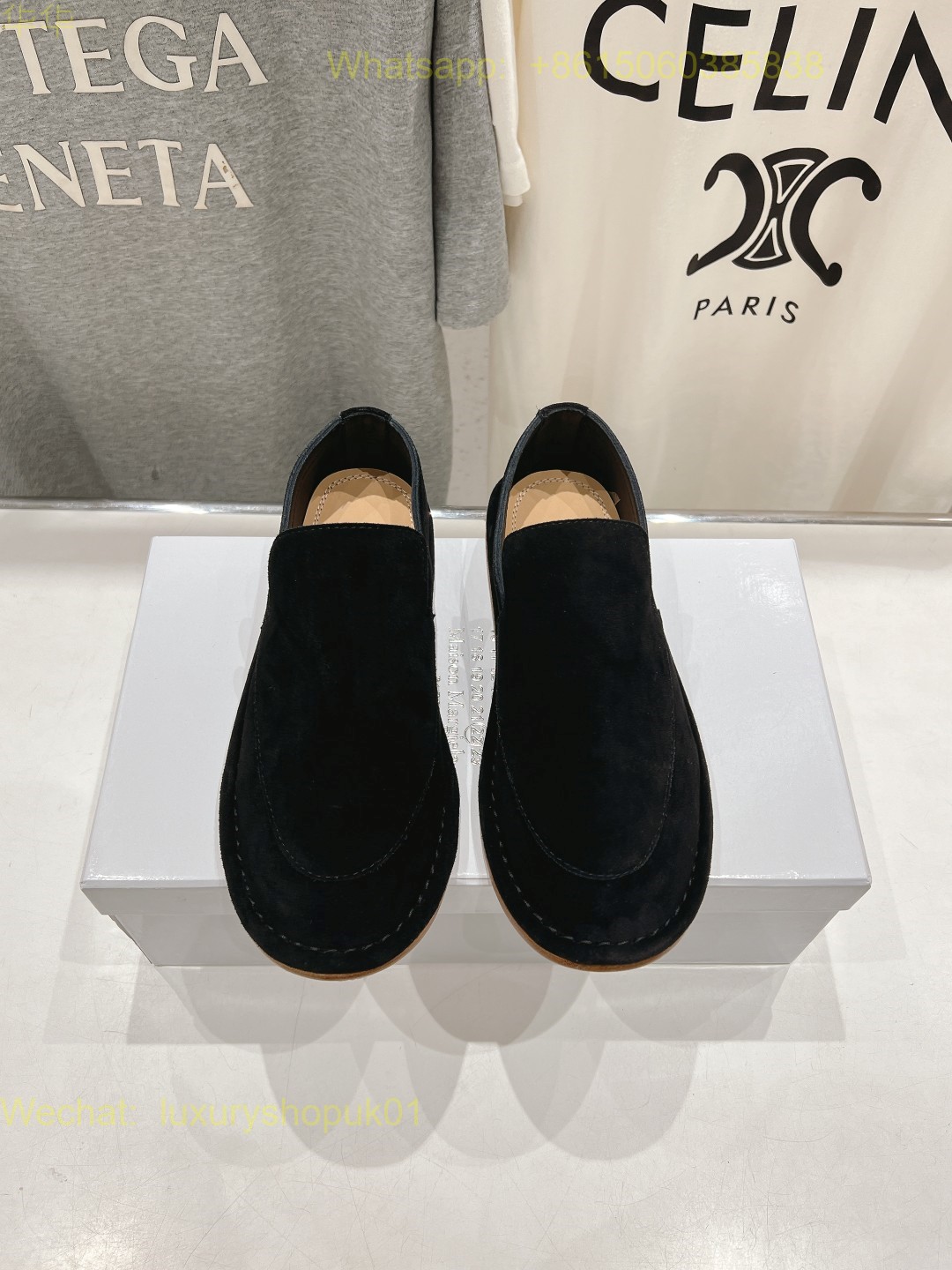 MM6 MAISON MARGIELA Suede loafer Women Mens Flat Shoes