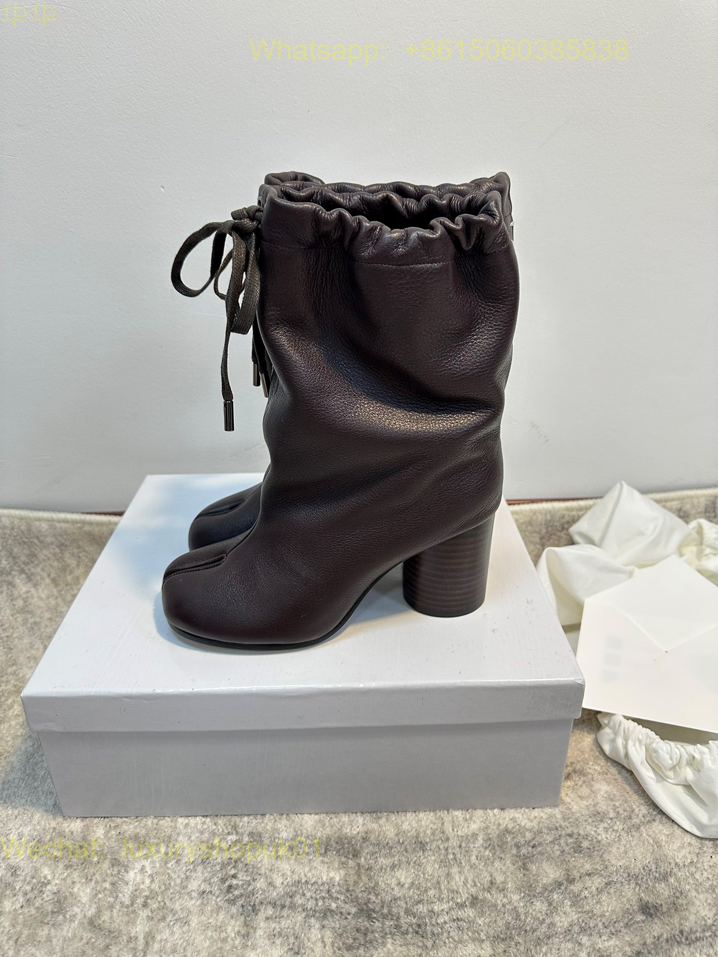 MM6 Maison Margiela Tabi slip on cowboy boots Women Shoes