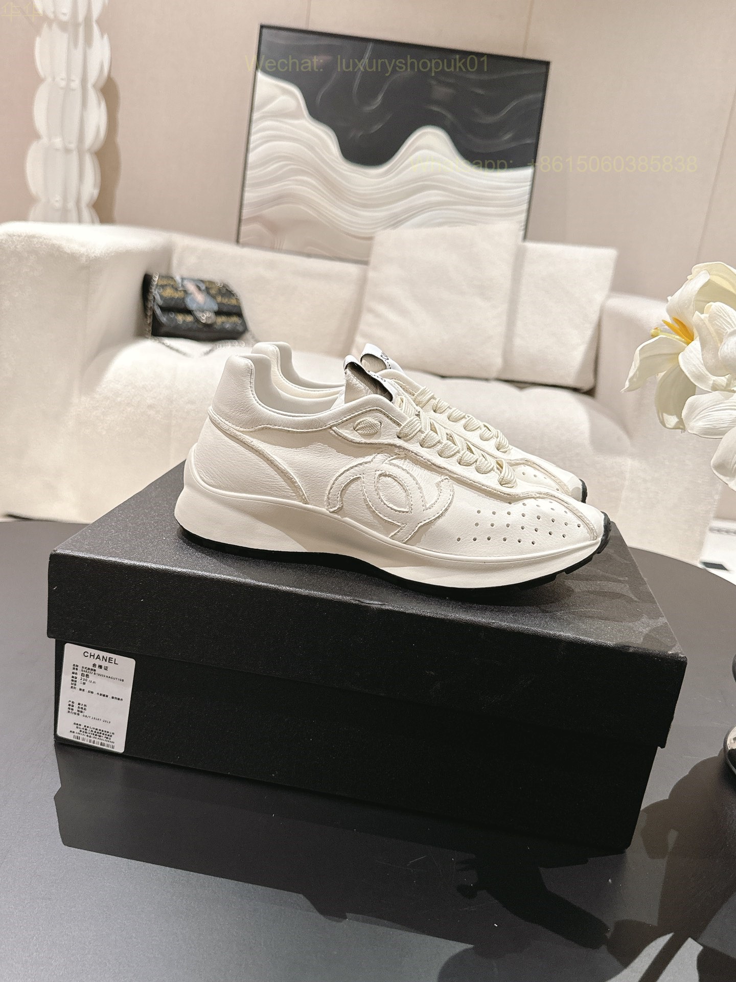 Chanel Sneaker CC Logo Women Runner Shoes