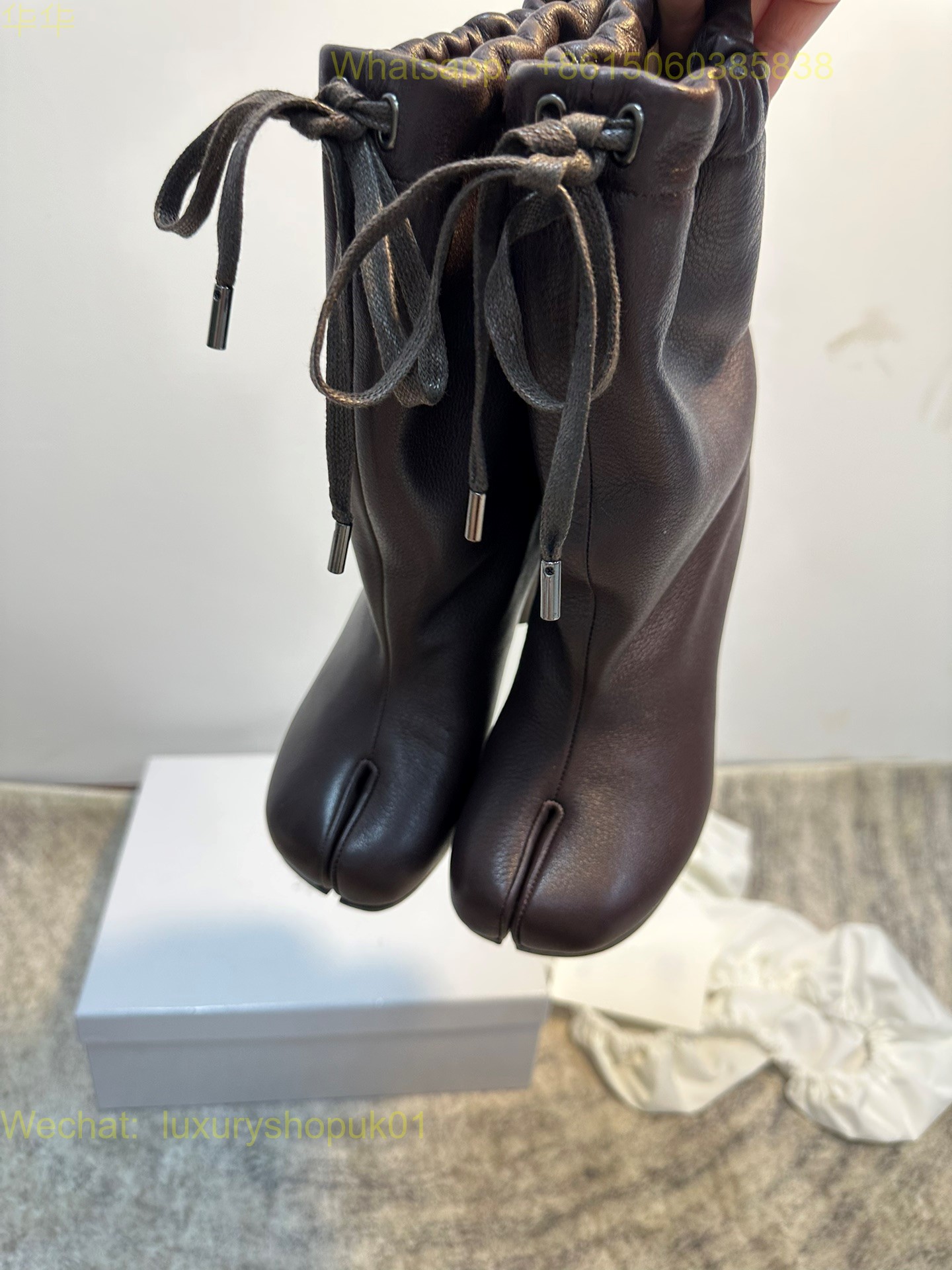 MM6 Maison Margiela Tabi slip on cowboy boots Women Shoes