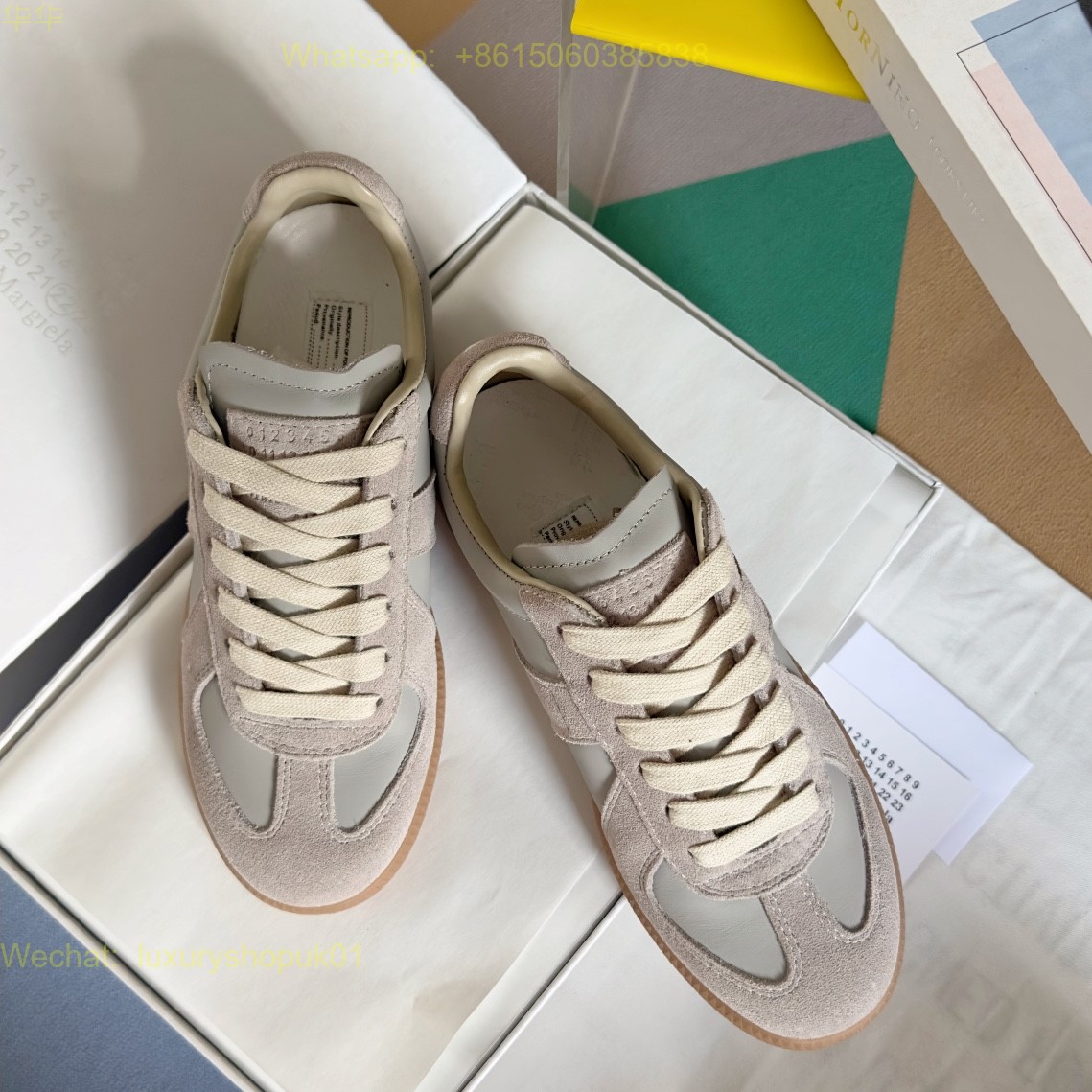 MM6 Maison Margiela lace up Sneaker Women Mens Shoes