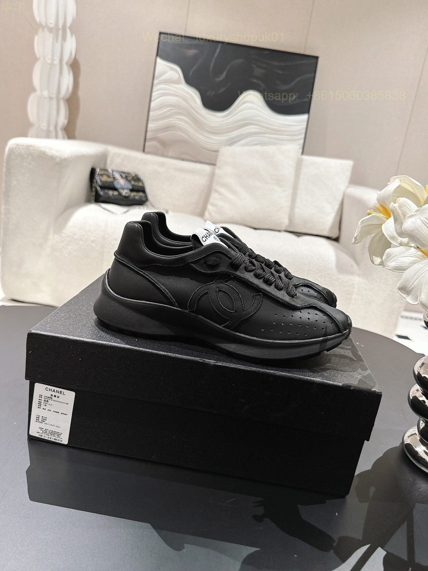 Chanel Sneaker CC Logo Women Runner Shoes