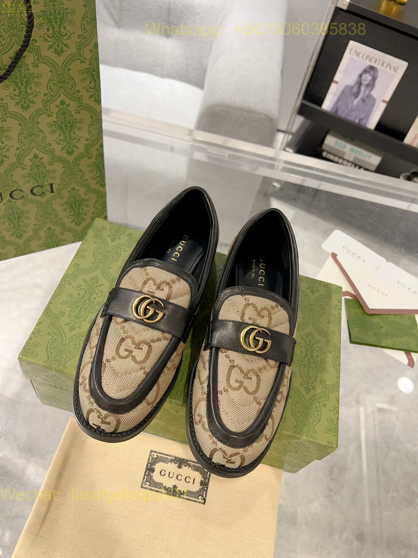 Gucci Loafer Flats Women Shoes