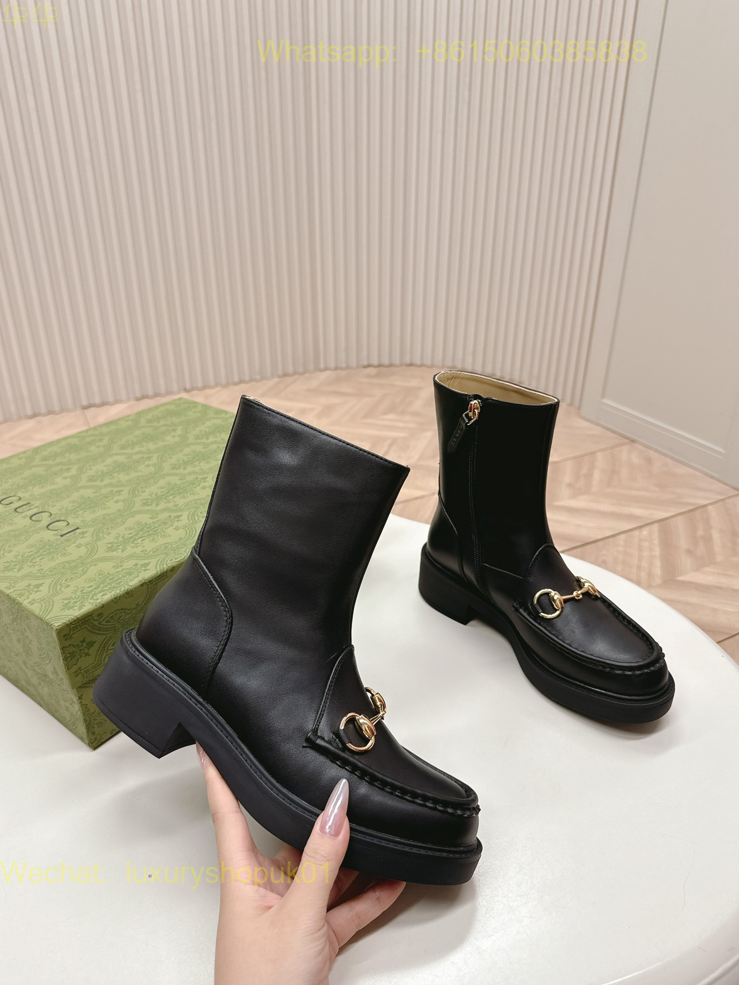 Gucci Leather ankle boot Women Shoes