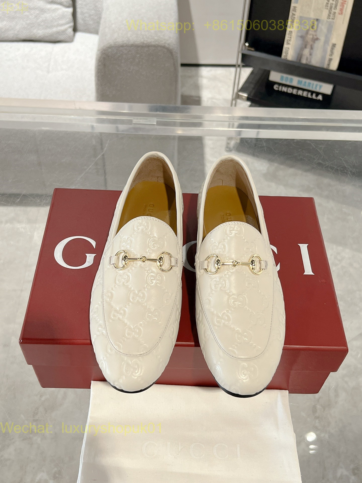 Gucci Jordaan Loafer Flat Women Shoes