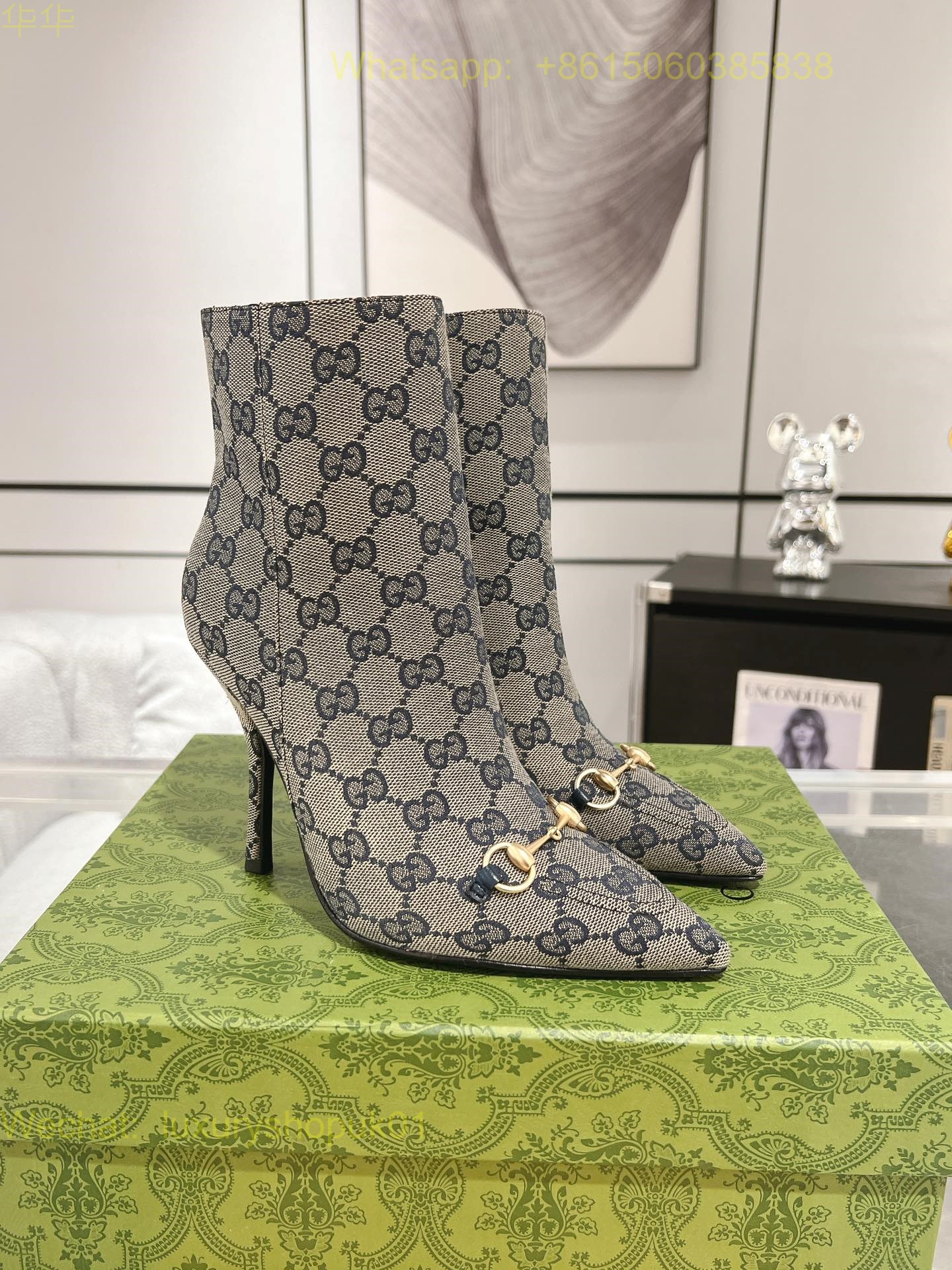 Gucci Horsebit Ankle Boot Women Shoes