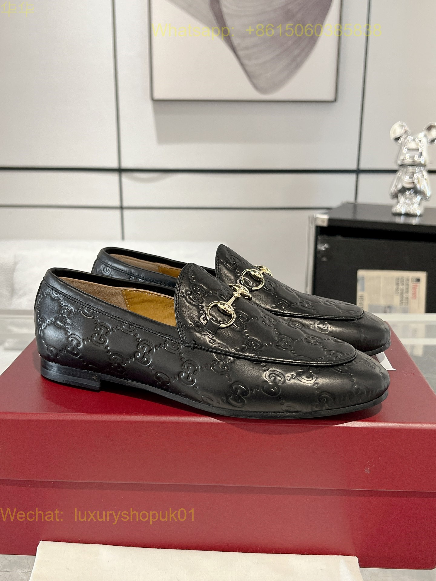 Gucci Jordaan Loafer Flat Women Shoes