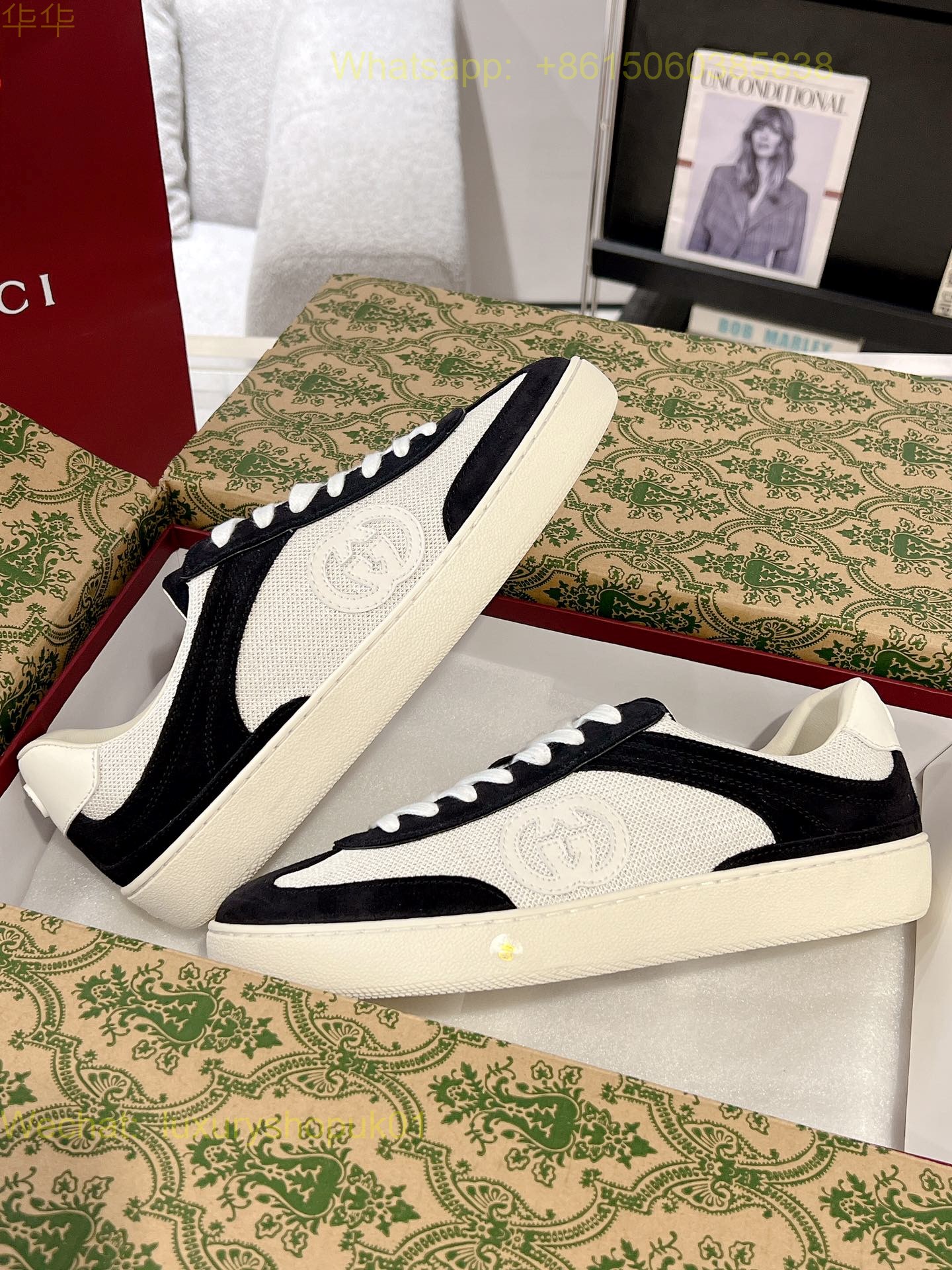 Gucci GG Logo Sneaker Mens Women Shoes