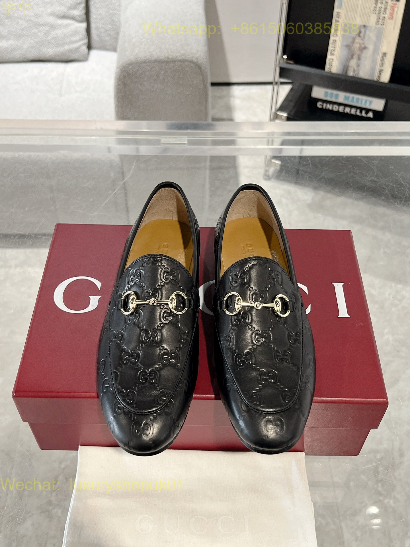 Gucci Jordaan Loafer Flat Women Shoes