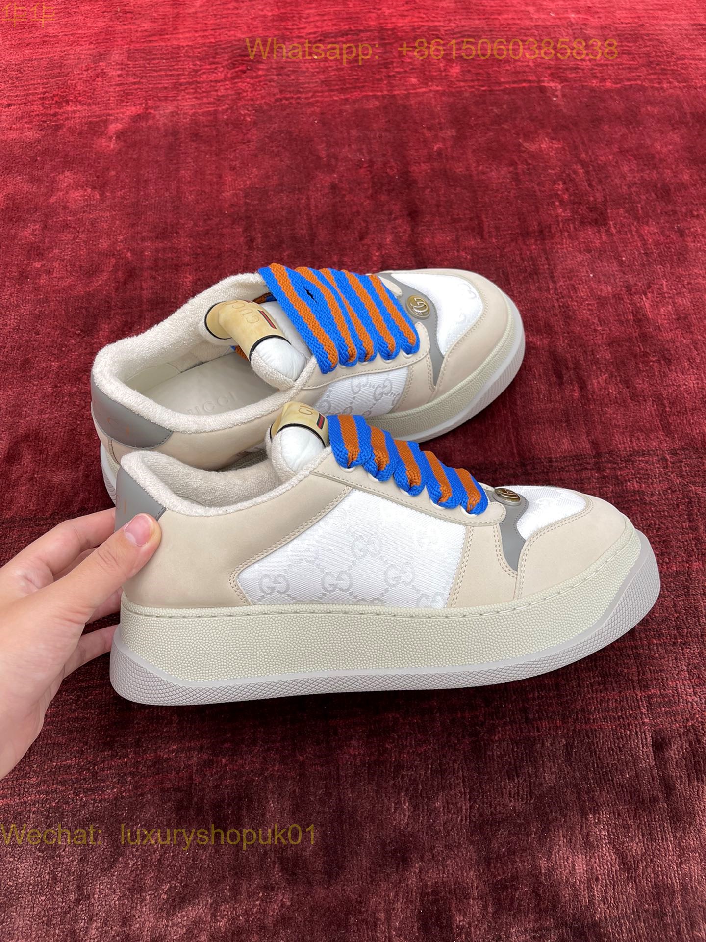 Gucci Screener platform Sneaker GG Canvas Women Shoes