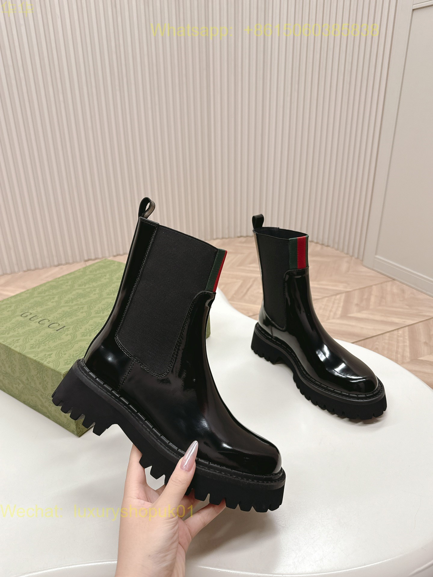 Gucci Leather ankle boot Women Shoes