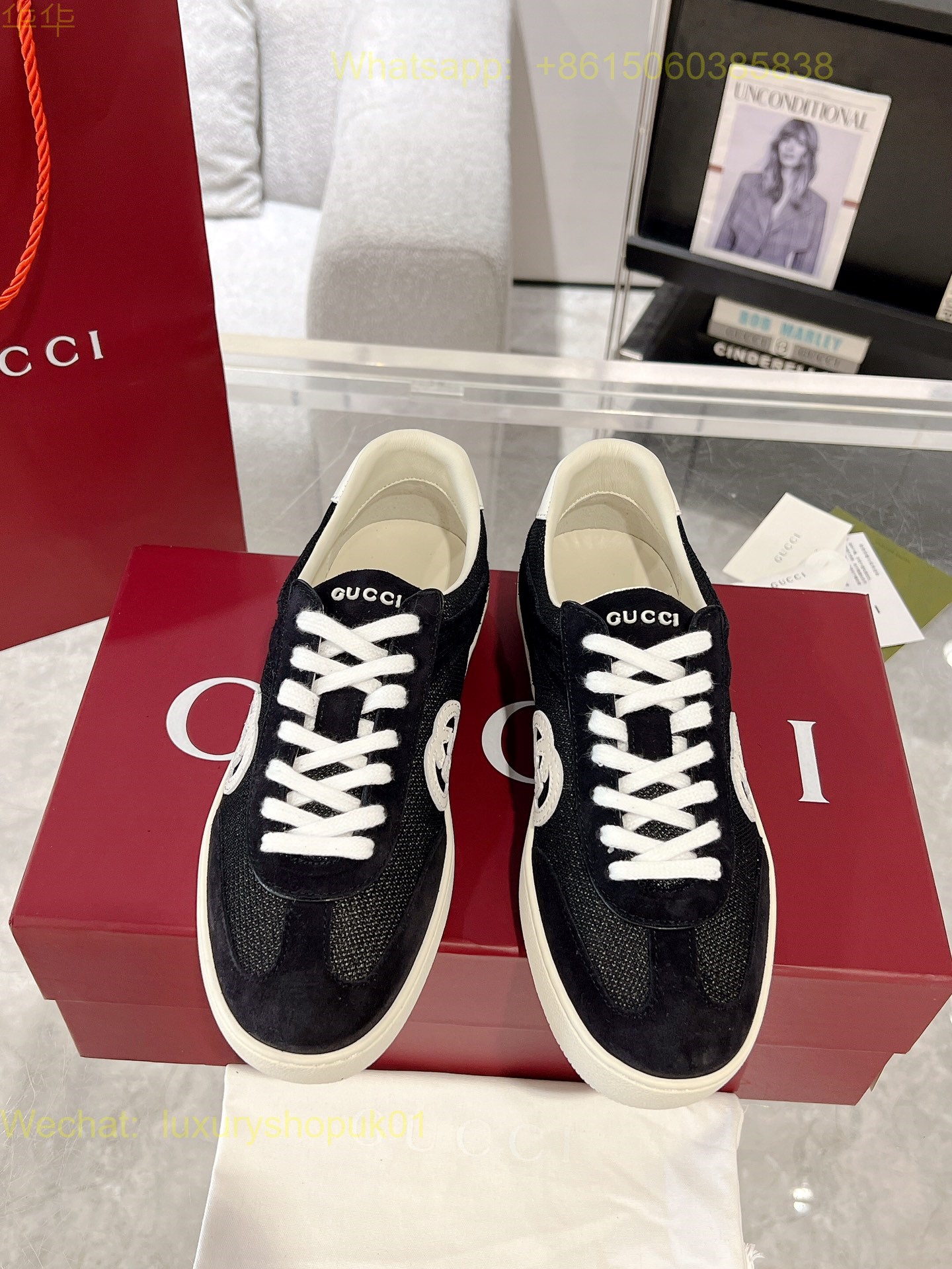Gucci GG Logo Sneaker Mens Women Shoes