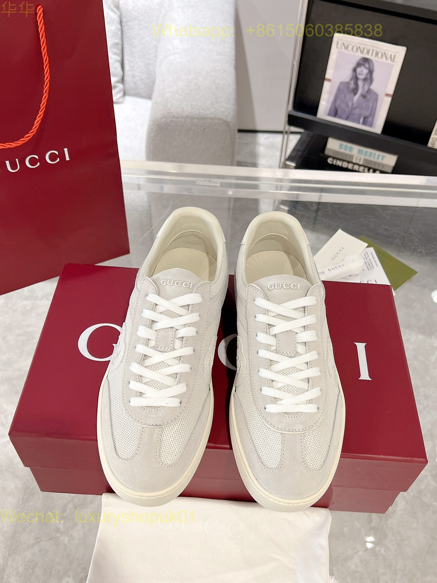 Gucci GG Logo Sneaker Mens Women Shoes