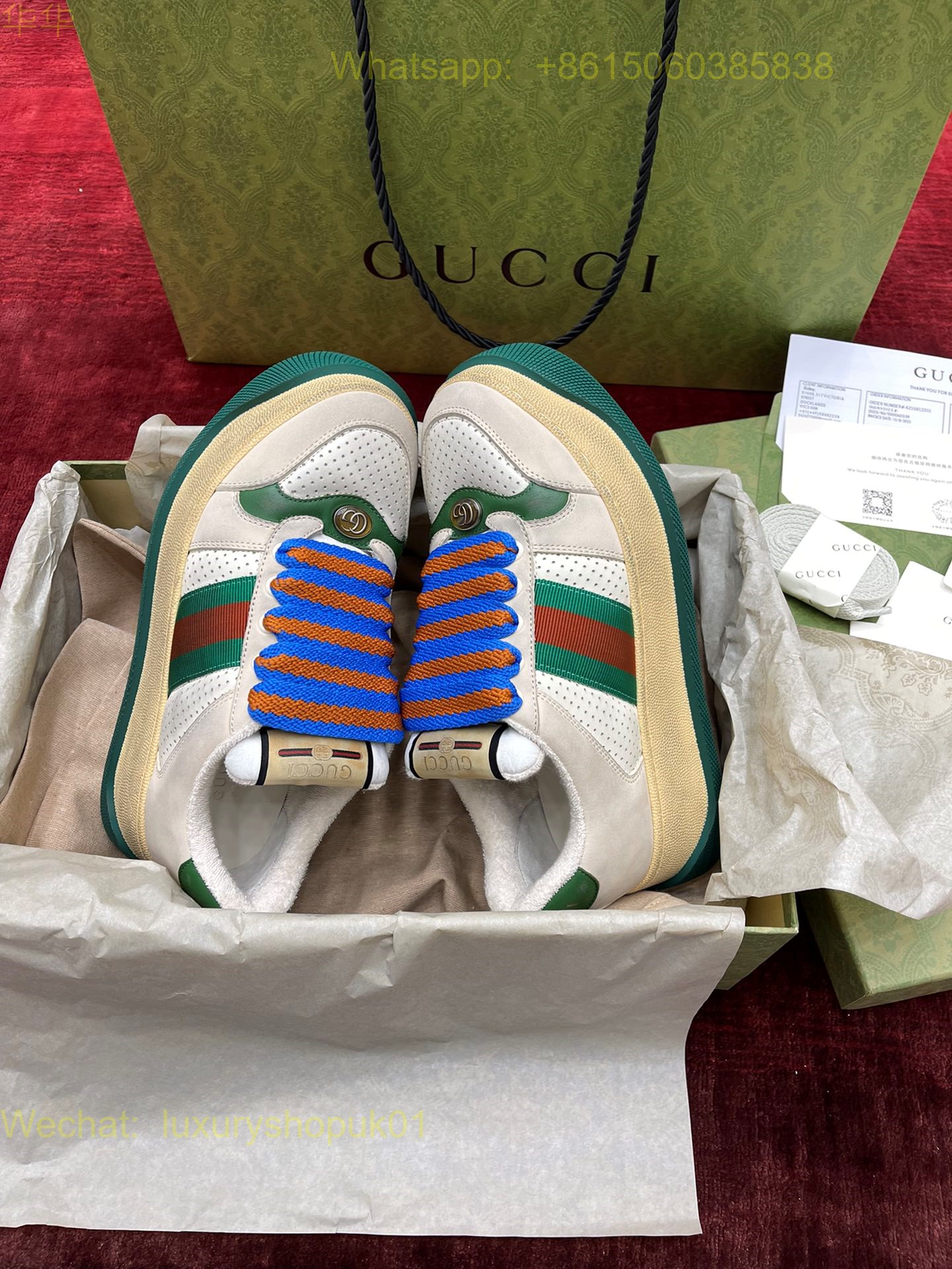 Gucci Screener platform Sneaker GG Canvas Women Shoes