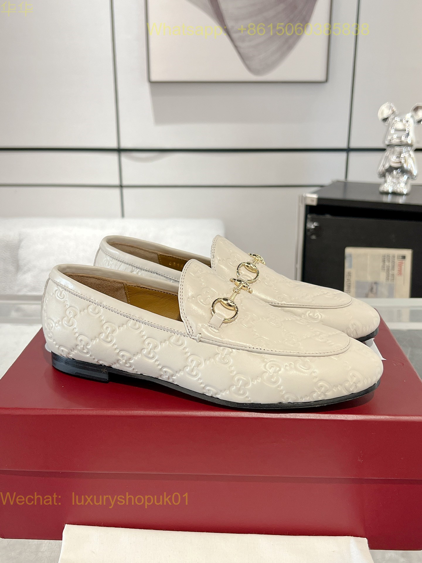 Gucci Jordaan Loafer Flat Women Shoes