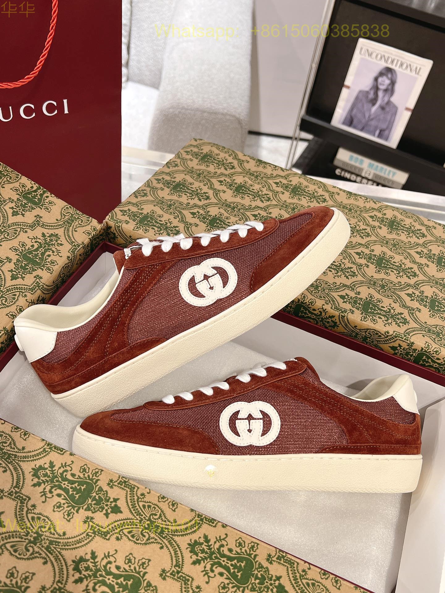 Gucci GG Logo Sneaker Mens Women Shoes