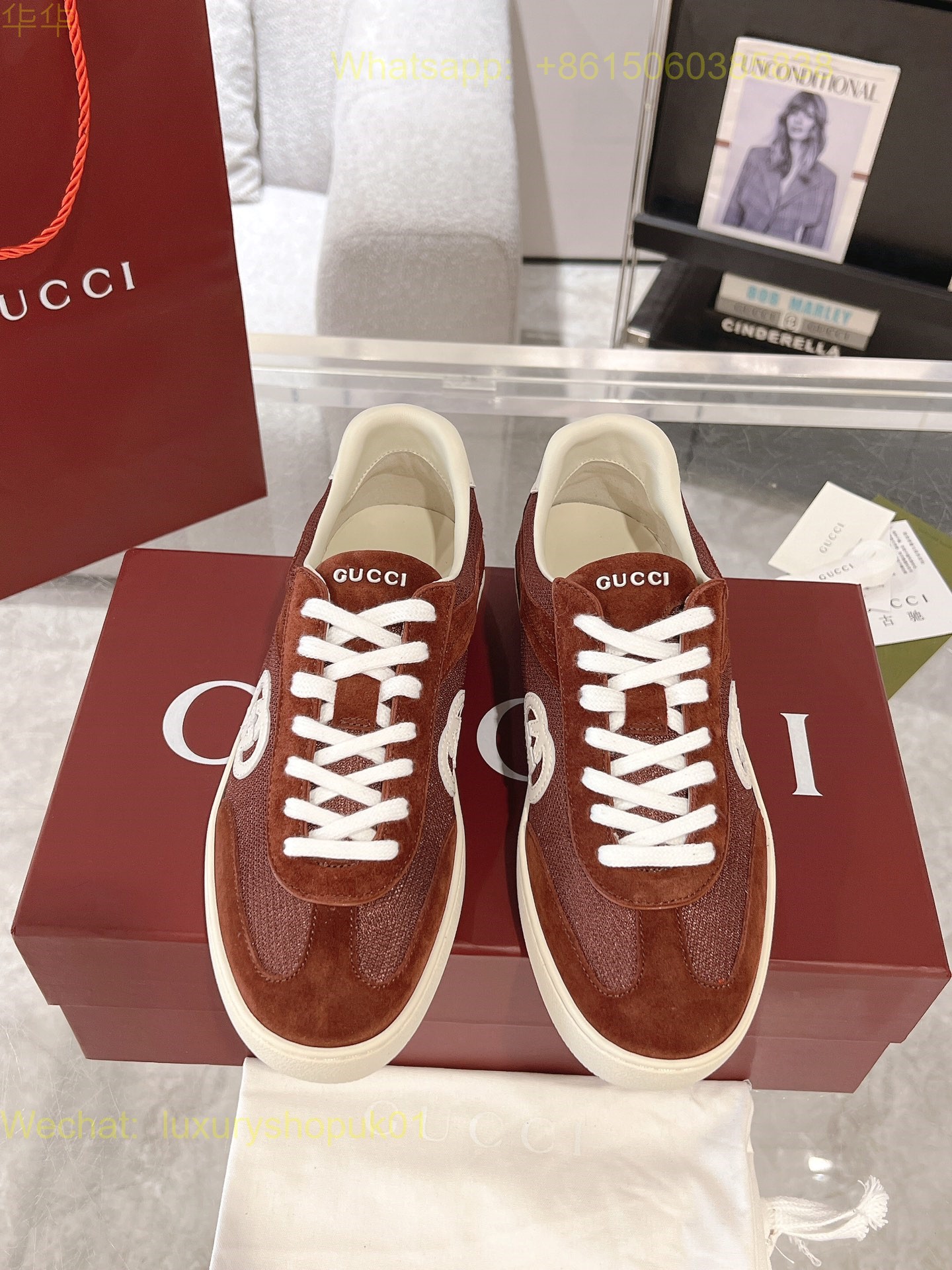 Gucci GG Logo Sneaker Mens Women Shoes