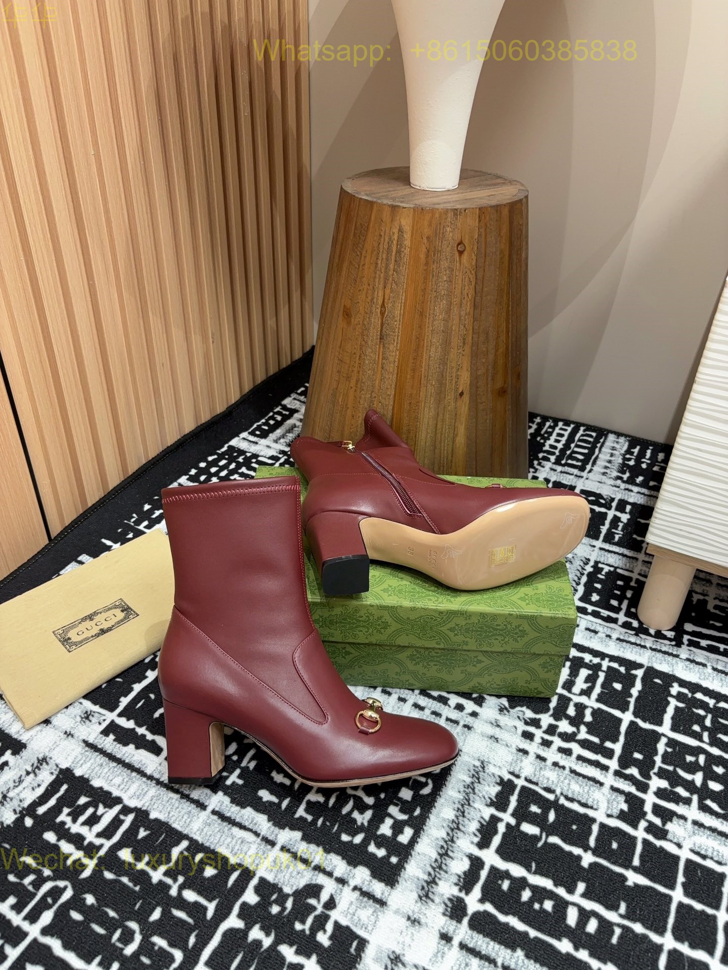 Gucci Horsebit Platform Boots High heels Women Shoes