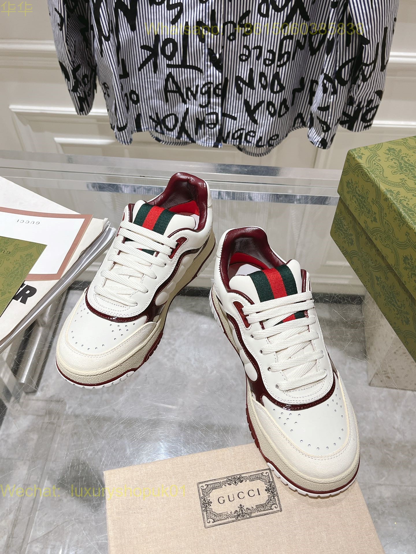 Gucci GG Sneaker Mens Women Shoes