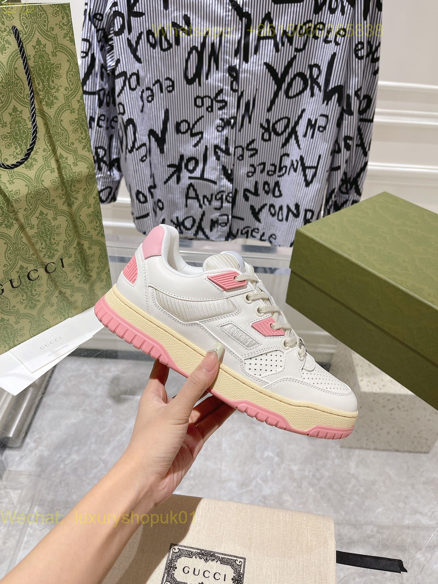 Gucci GG Sneaker Mens Women Shoes