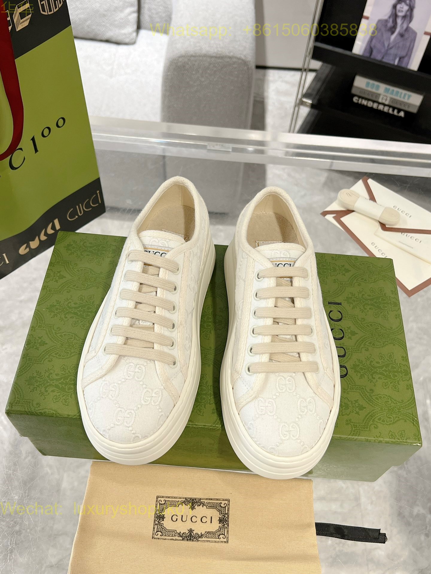 Gucci Leather platform Sneaker Women Shoes