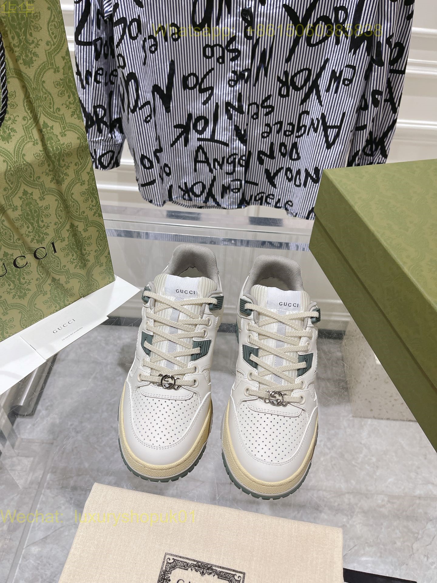 Gucci GG Sneaker Mens Women Shoes