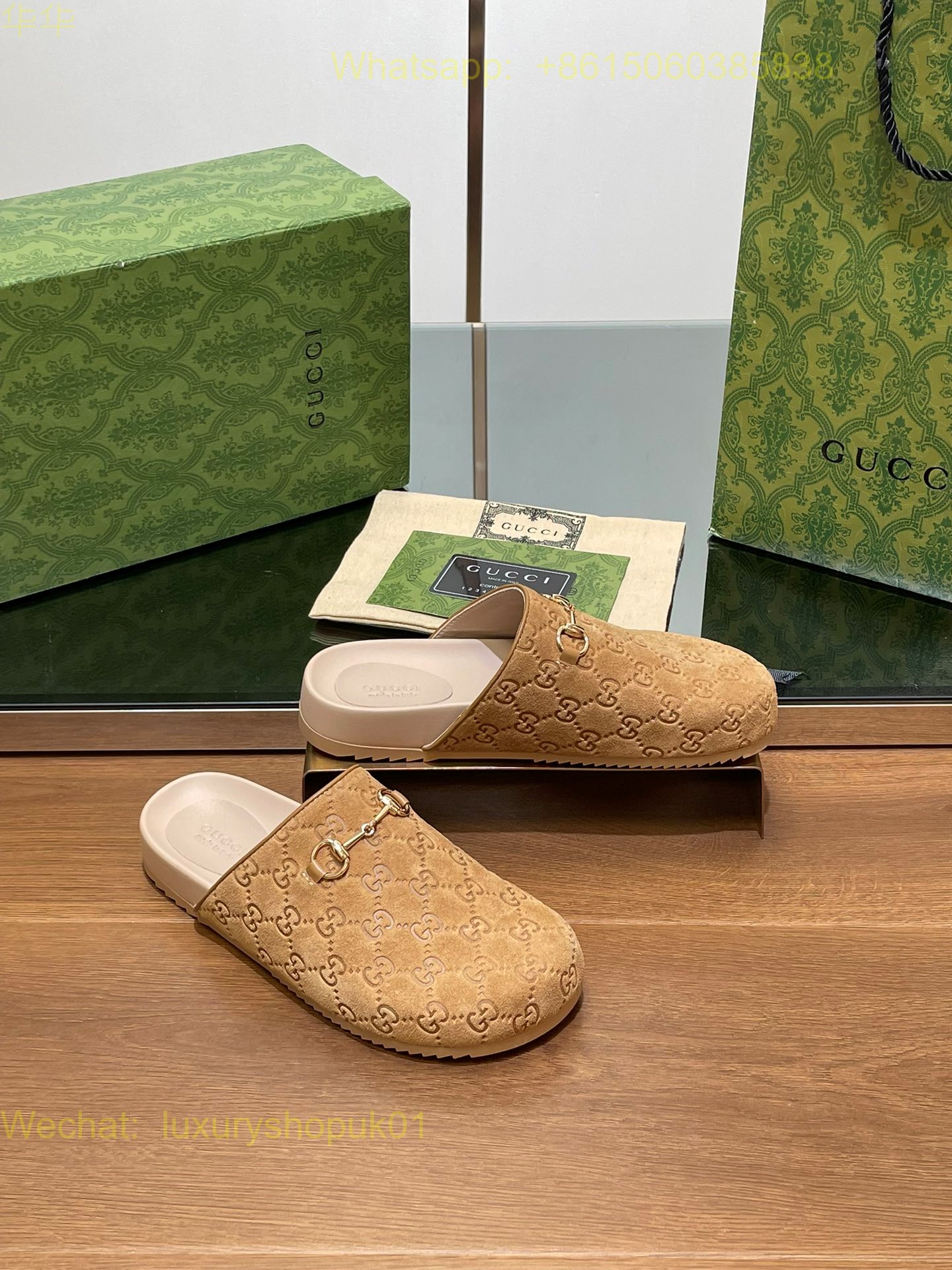 Gucci Horsebit Slip On Mules Princetown Fur Shearling Slippers Mens Women Shoes