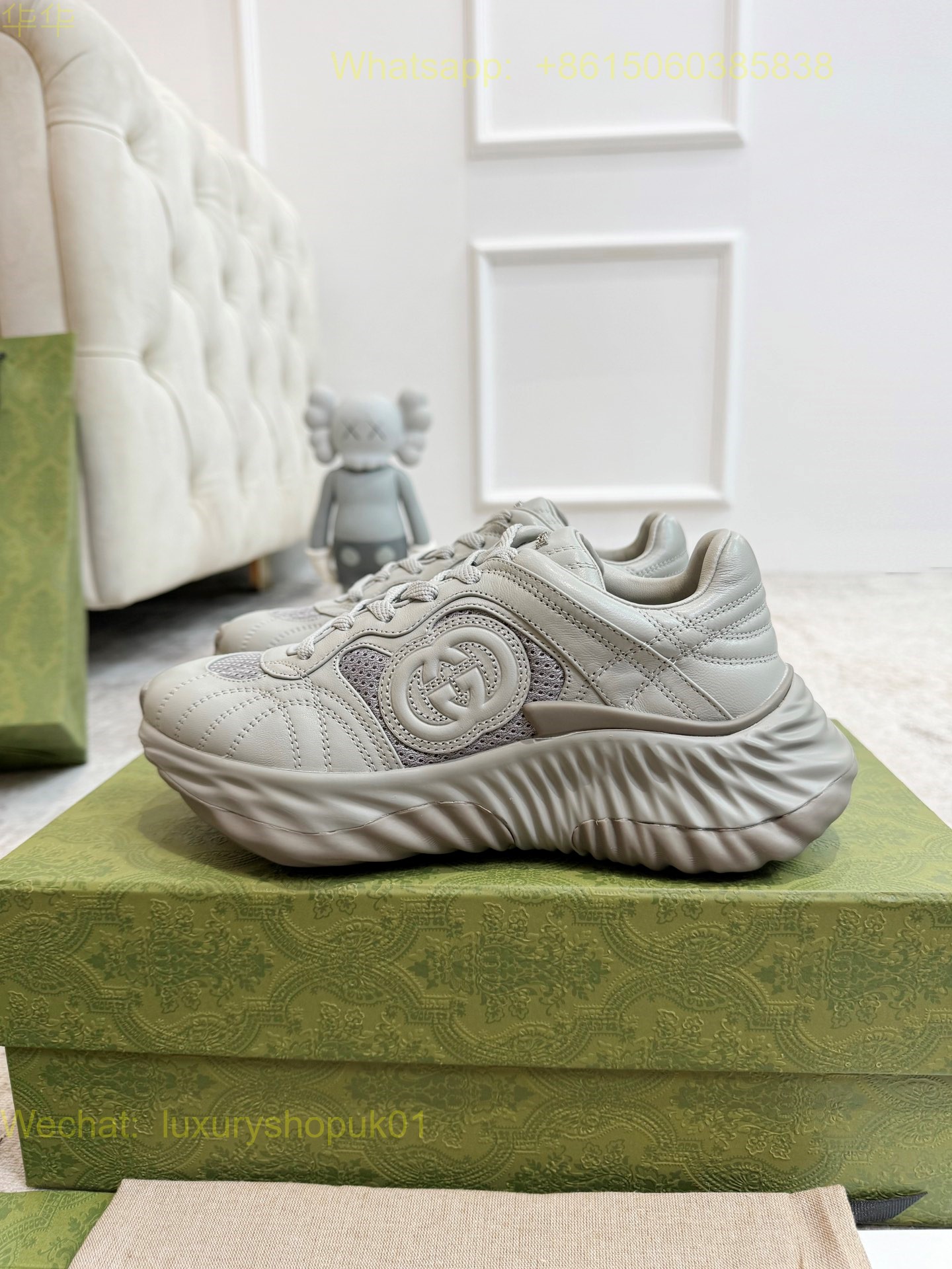 Gucci Ripple Sneaker Mens Women GG Shoes