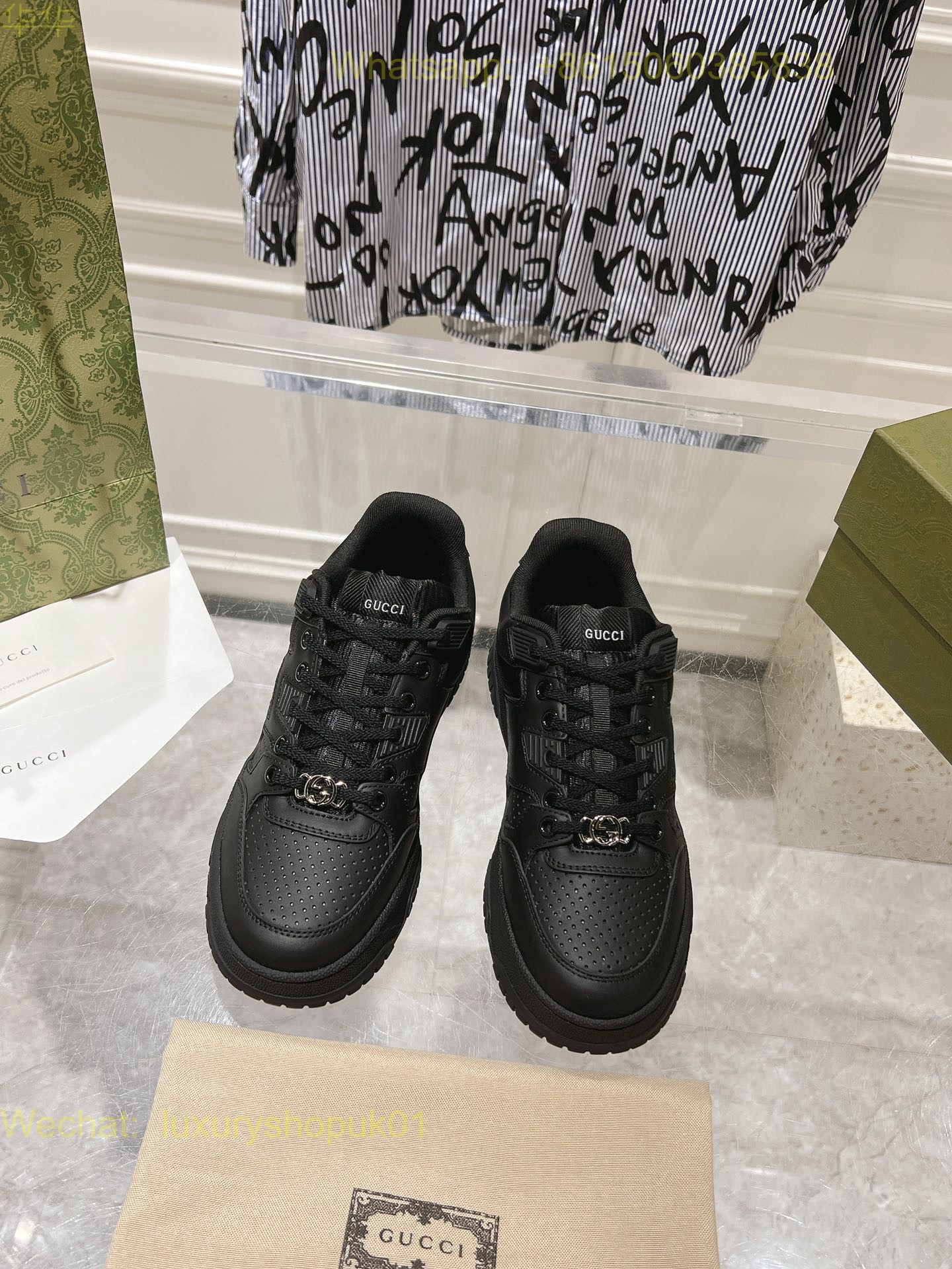 Gucci GG Sneaker Mens Women Shoes
