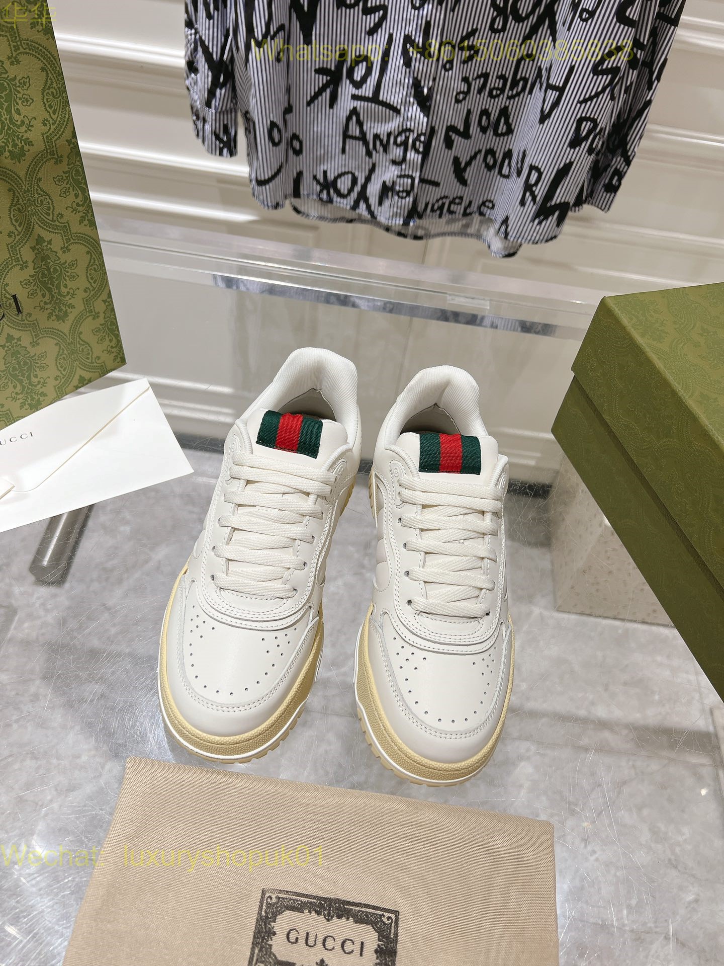 Gucci GG Sneaker Mens Women Shoes
