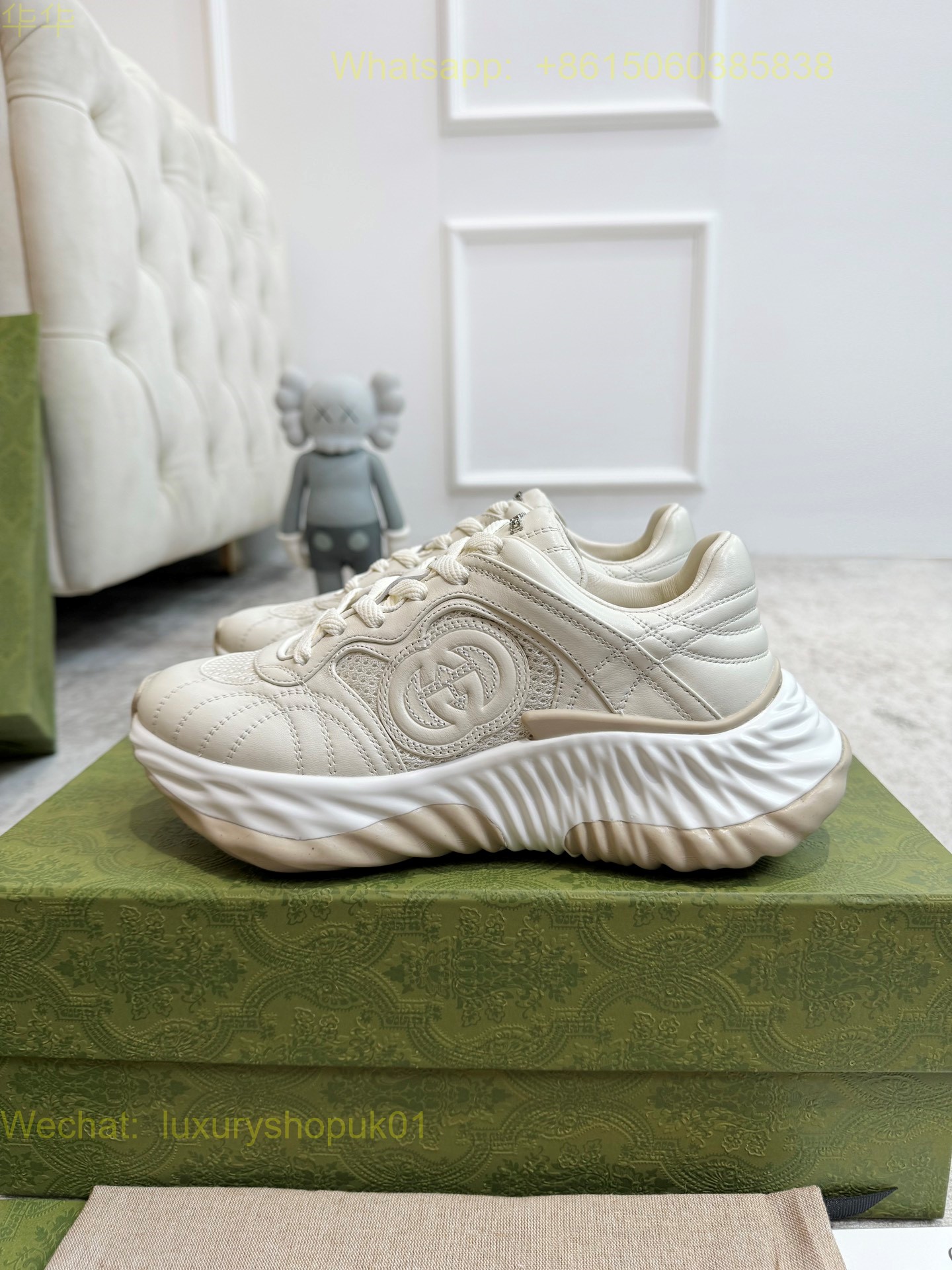 Gucci Ripple Sneaker Mens Women GG Shoes