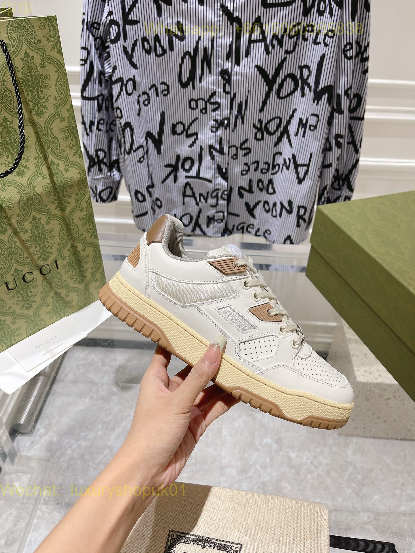 Gucci GG Sneaker Mens Women Shoes