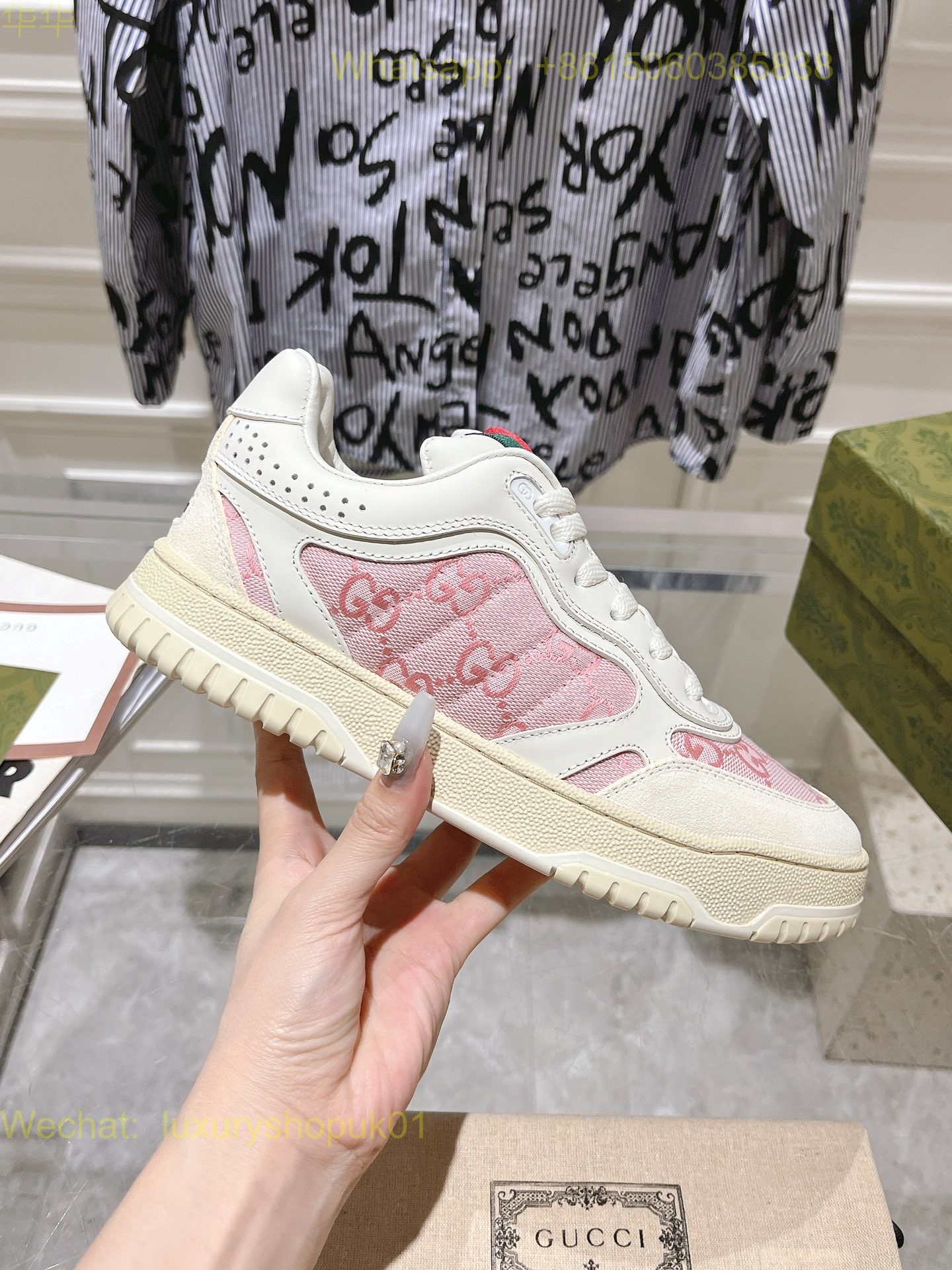 Gucci GG Sneaker Mens Women Shoes