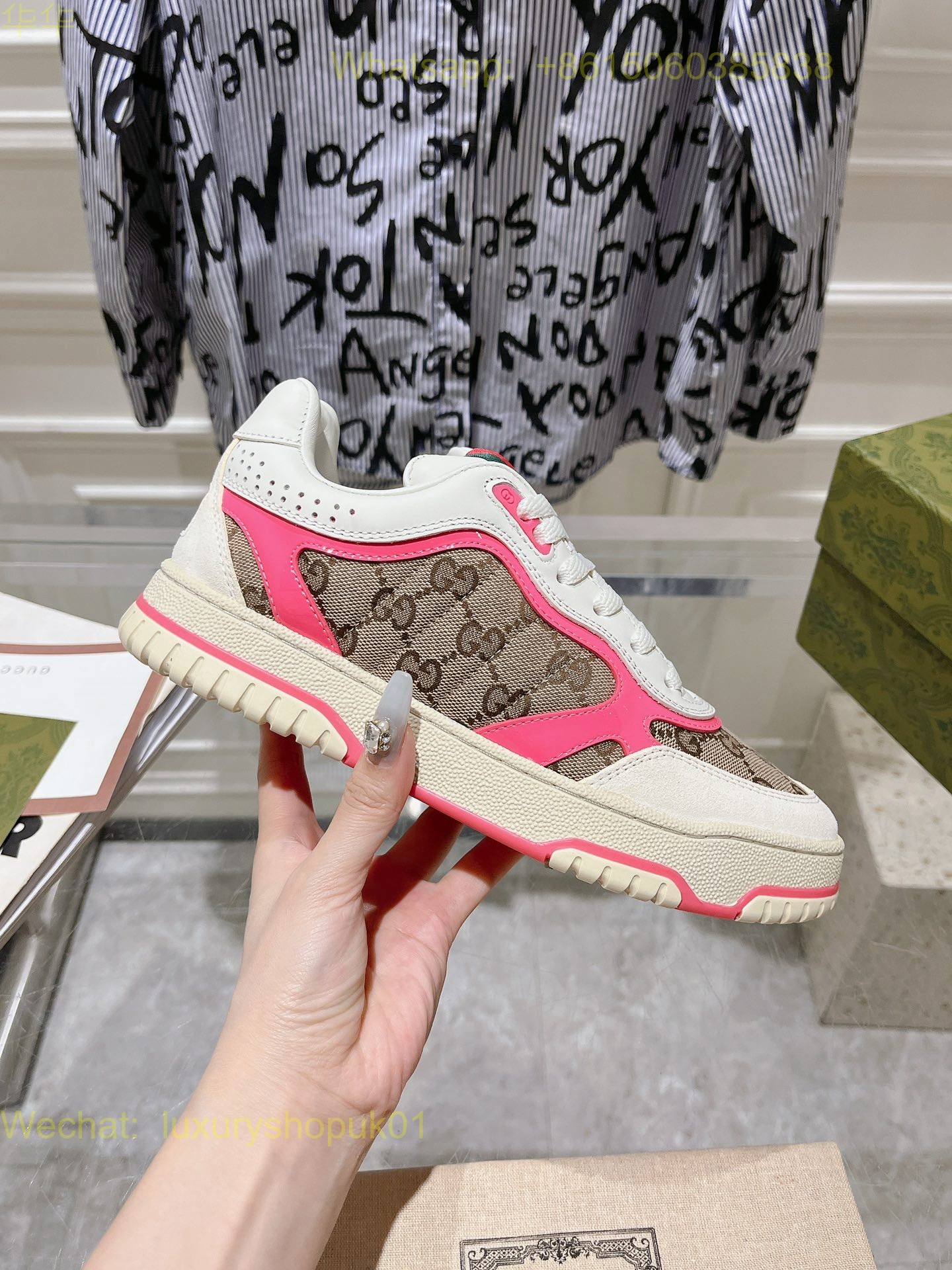 Gucci GG Sneaker Mens Women Shoes