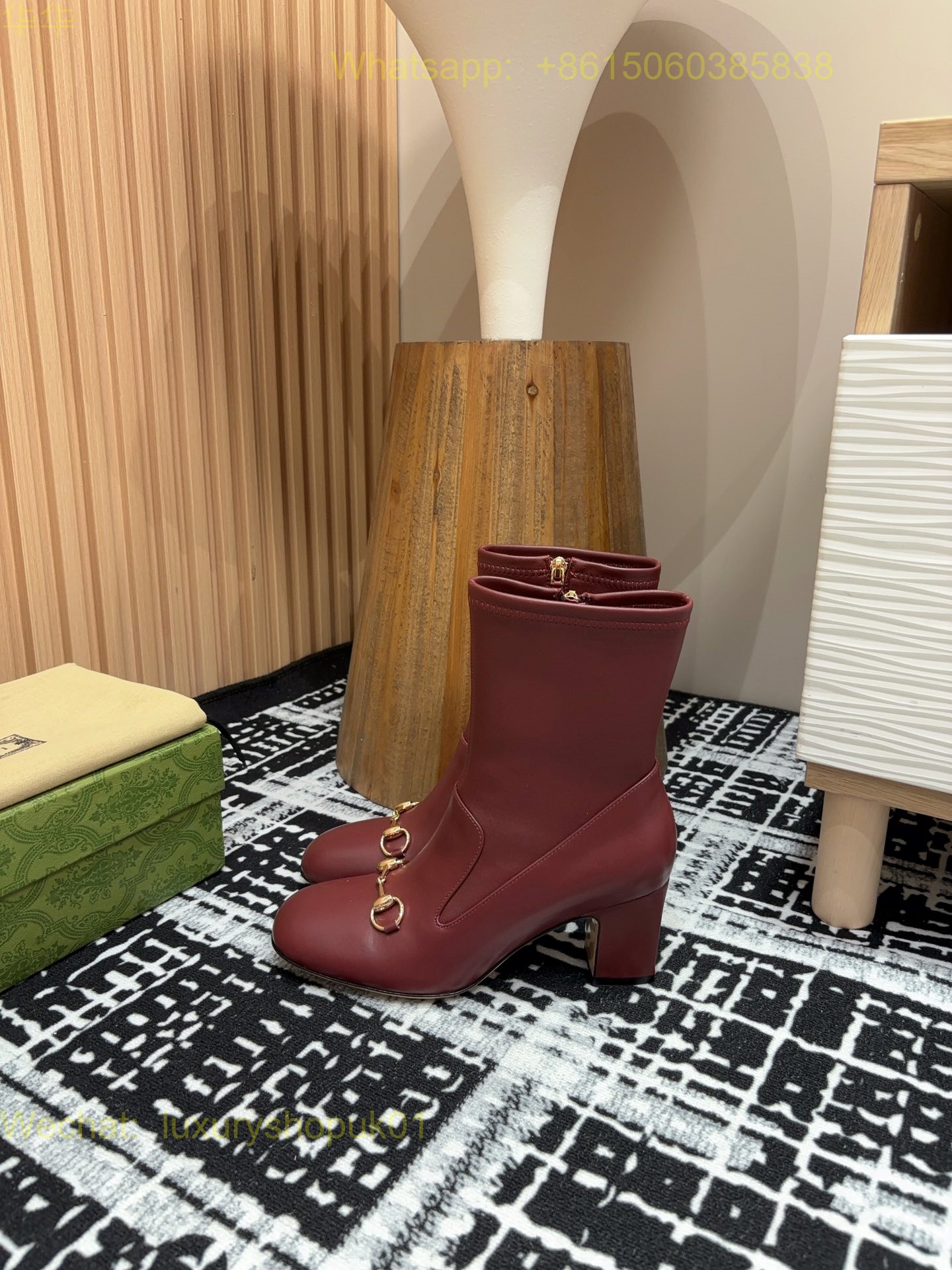 Gucci Horsebit Platform Boots High heels Women Shoes