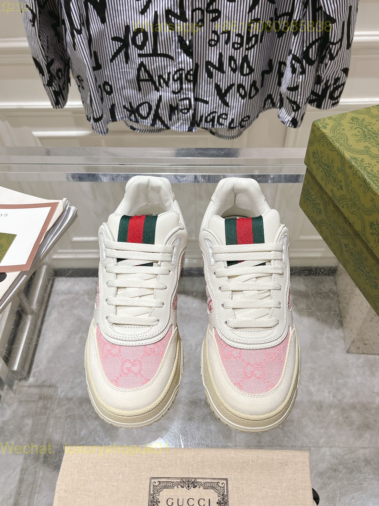 Gucci GG Sneaker Mens Women Shoes