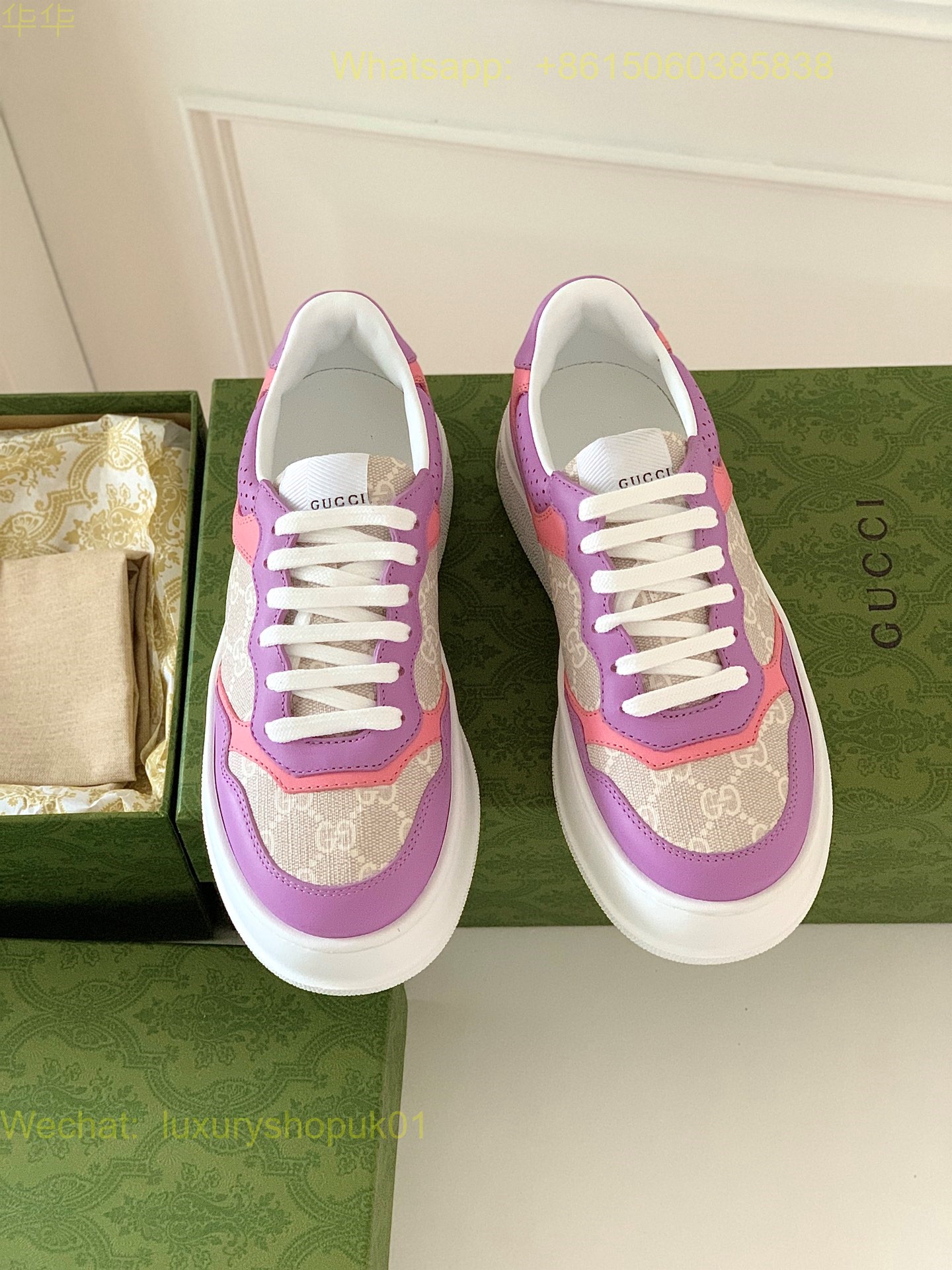 Gucci Sneaker Mens Women GG Shoes