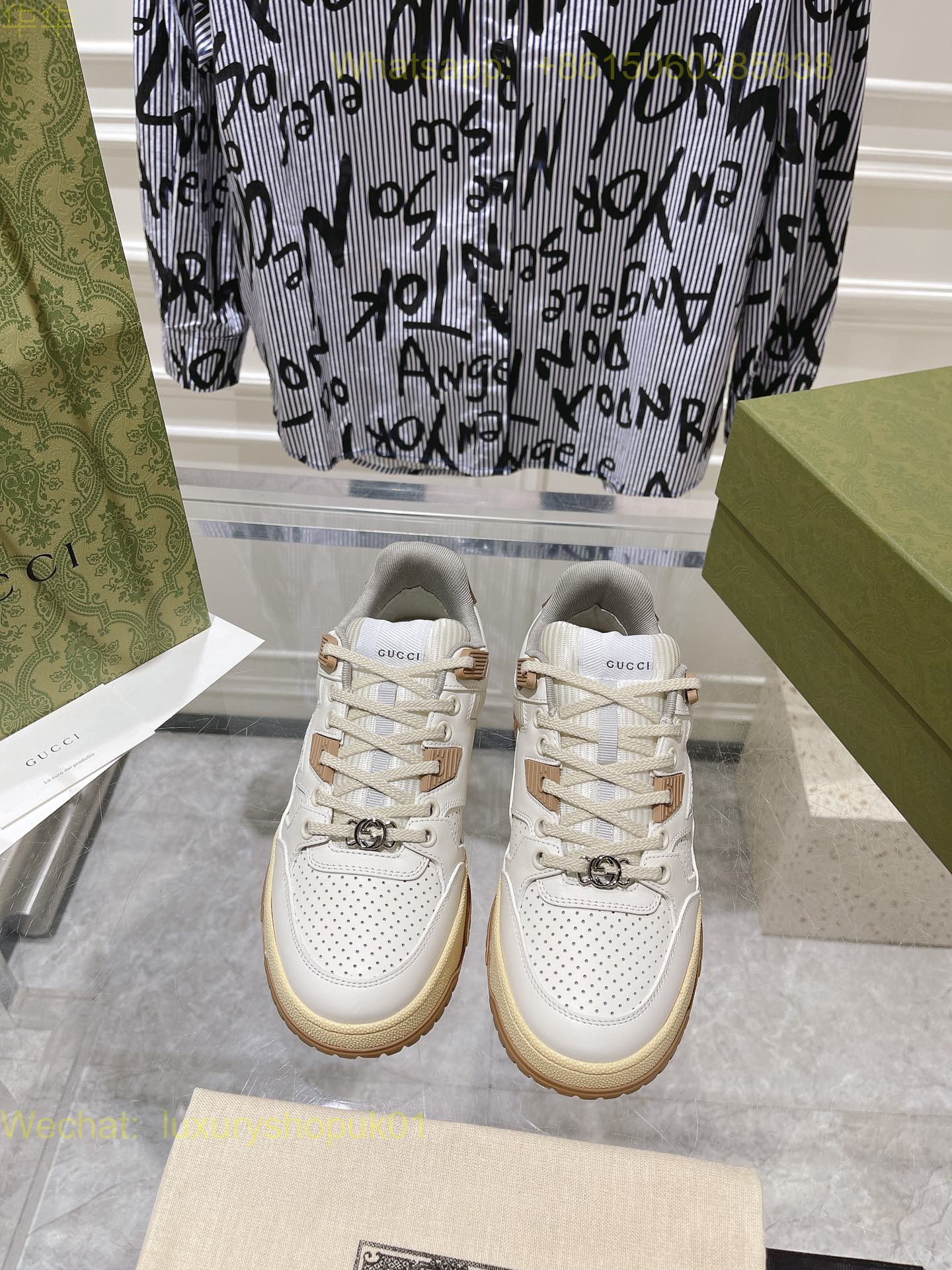 Gucci GG Sneaker Mens Women Shoes