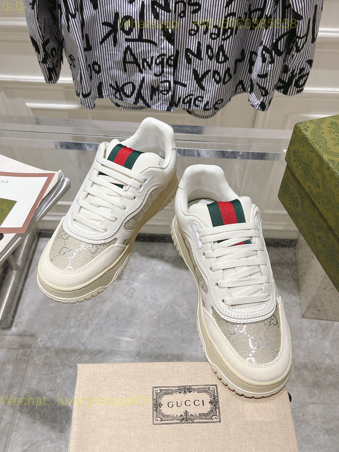 Gucci GG Sneaker Mens Women Shoes