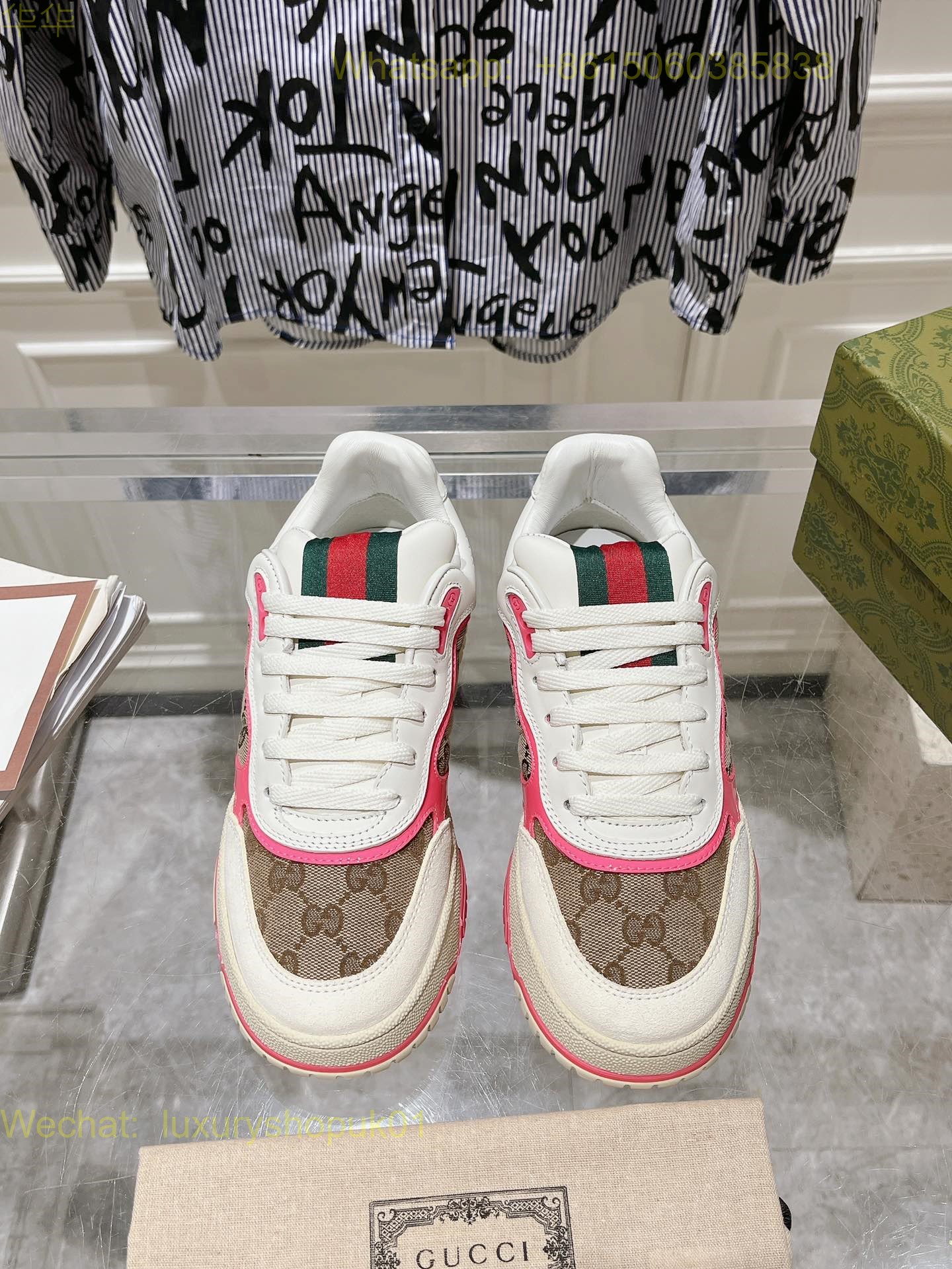 Gucci GG Sneaker Mens Women Shoes