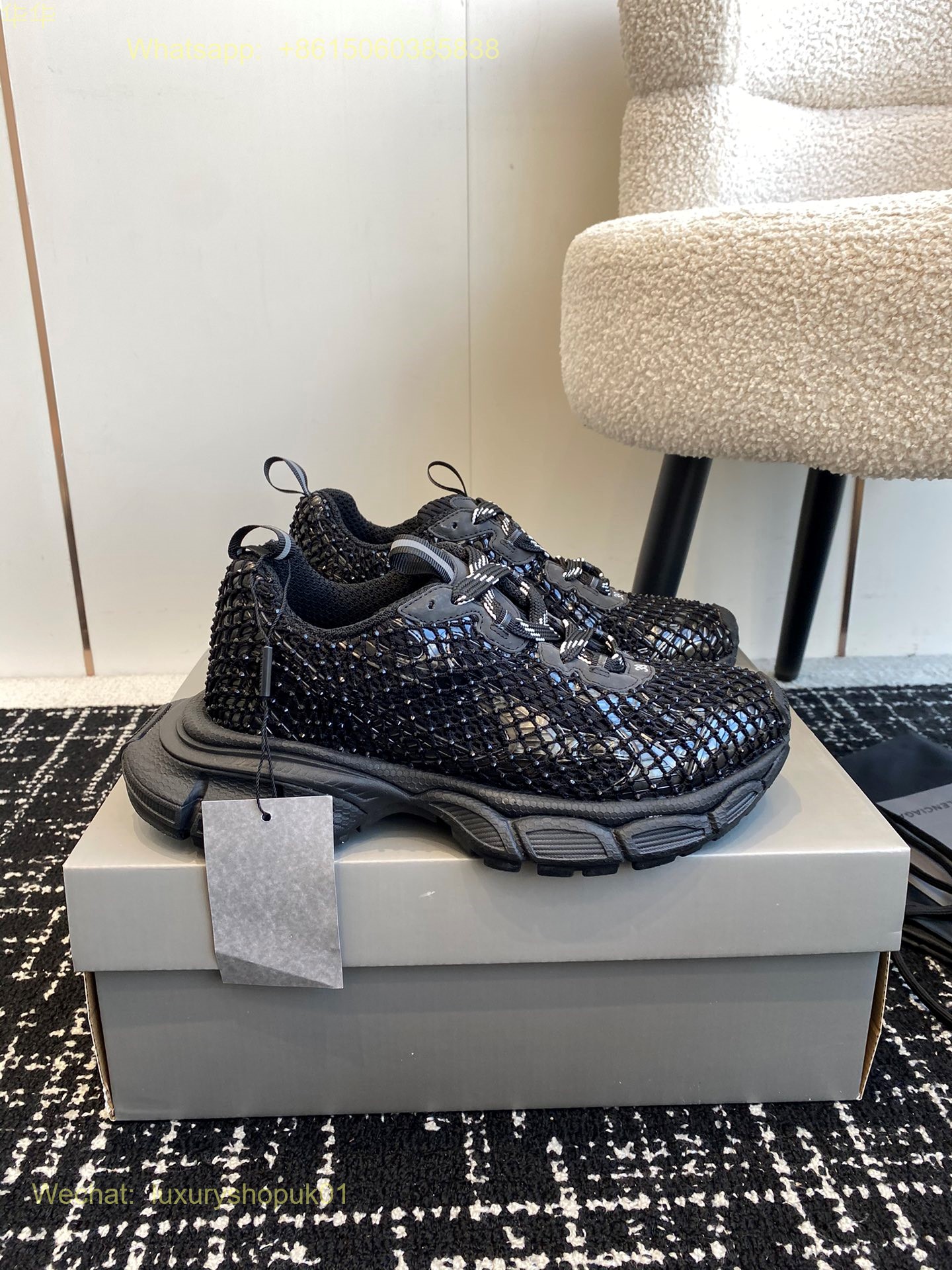 Balenciaga Drops Technical 3XL Track Runner Sneakers Mens Women Shoes