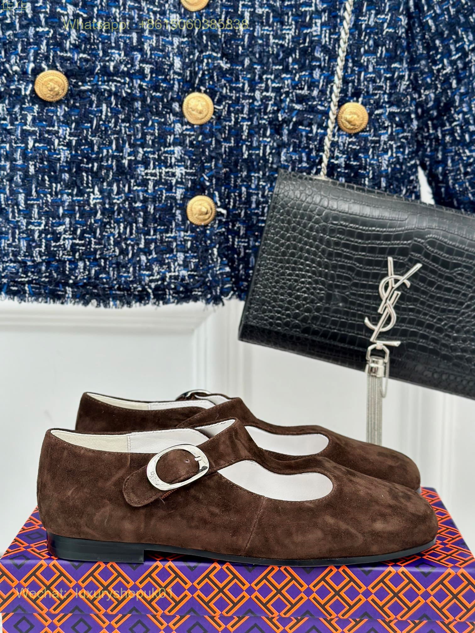 Tory Burch T-Strap Ballet Flat Mary Jane Women Shoes