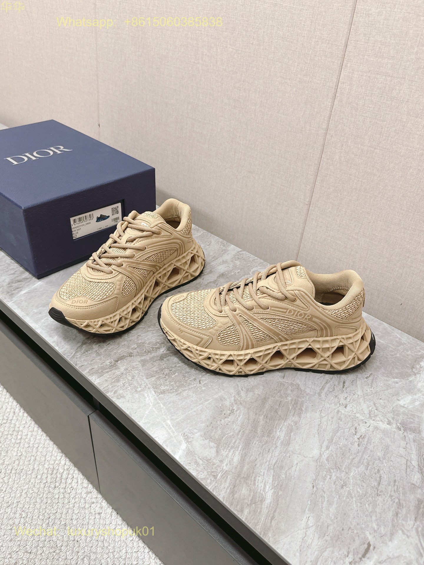 Dior Cosmo Sneaker Technical Mesh Running Shoes Mens Women